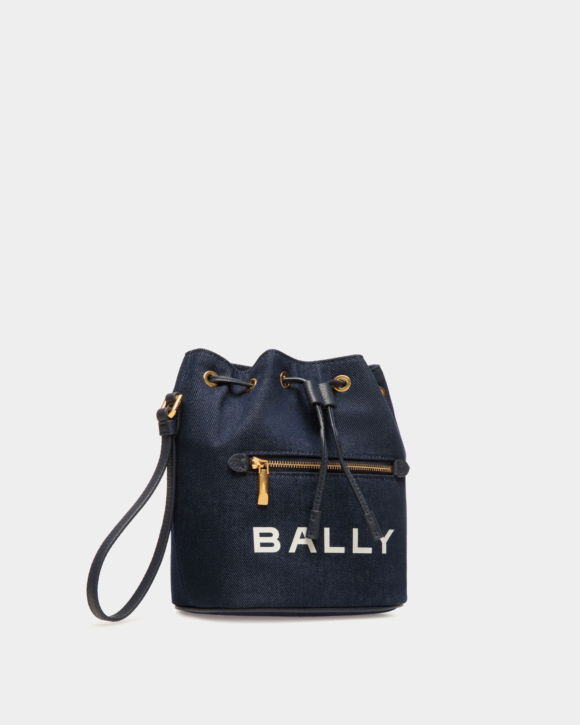 Minisac Seau En Denim Bleu - Femme - Bally - 06