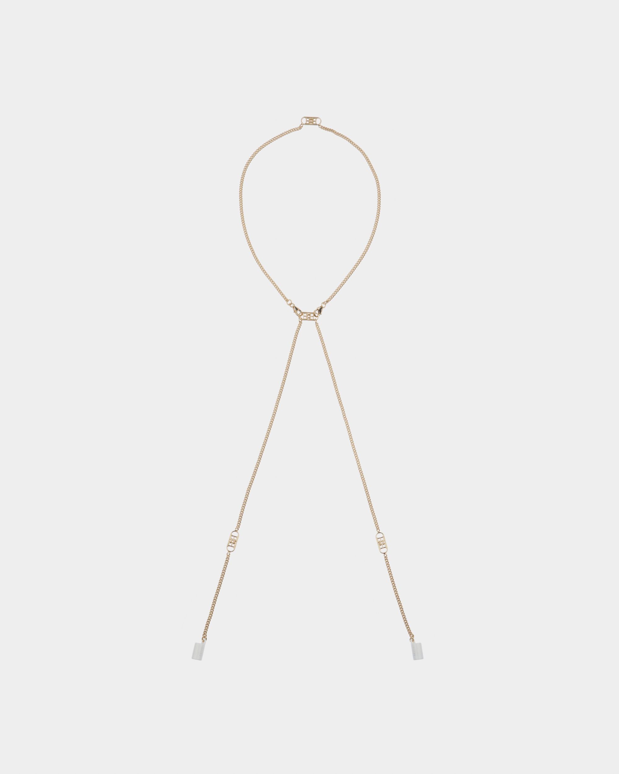 Boyo Chaîne Métallique Airpod Jaune Doré - Femme - Bally - 01