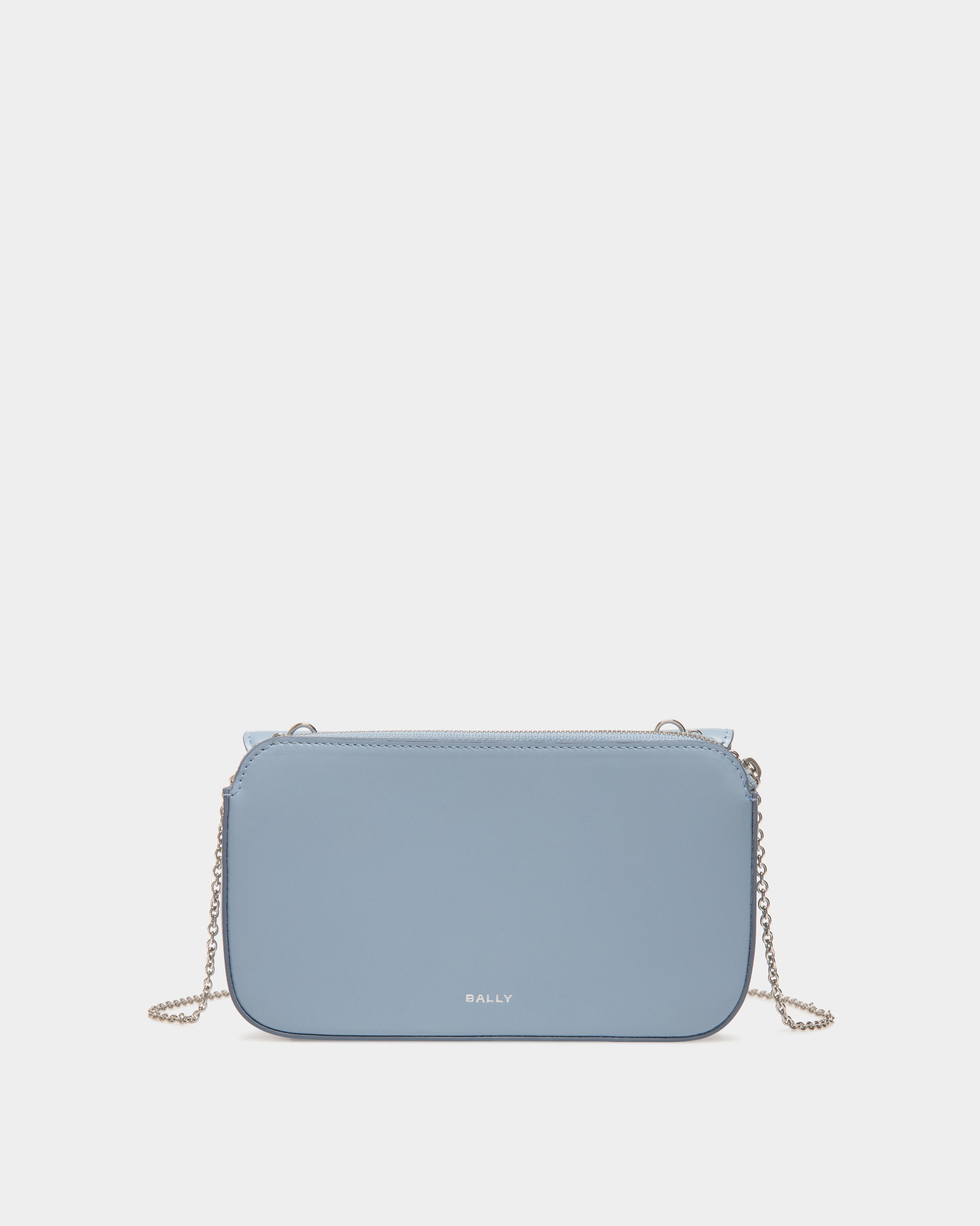 Cartera Para El Móvil Ollam De Piel Light Blue - Mujer - Bally - 02