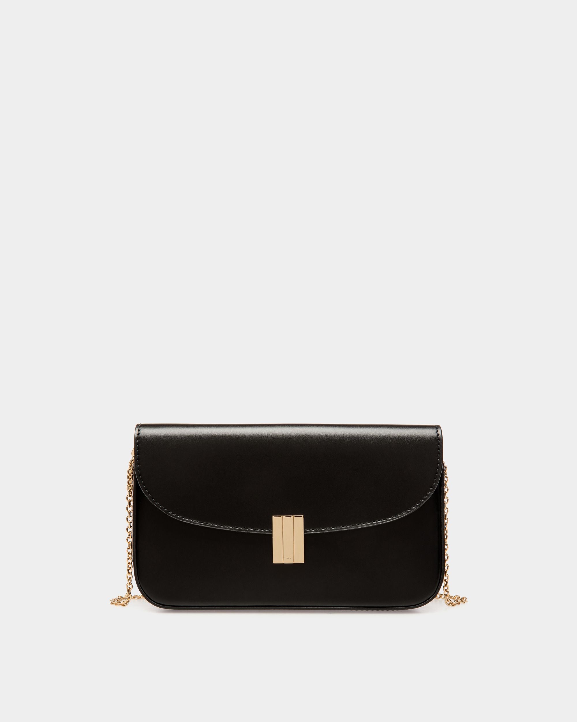 Cartera Para El Móvil Ollam De Piel Negra - Mujer - Bally - 01