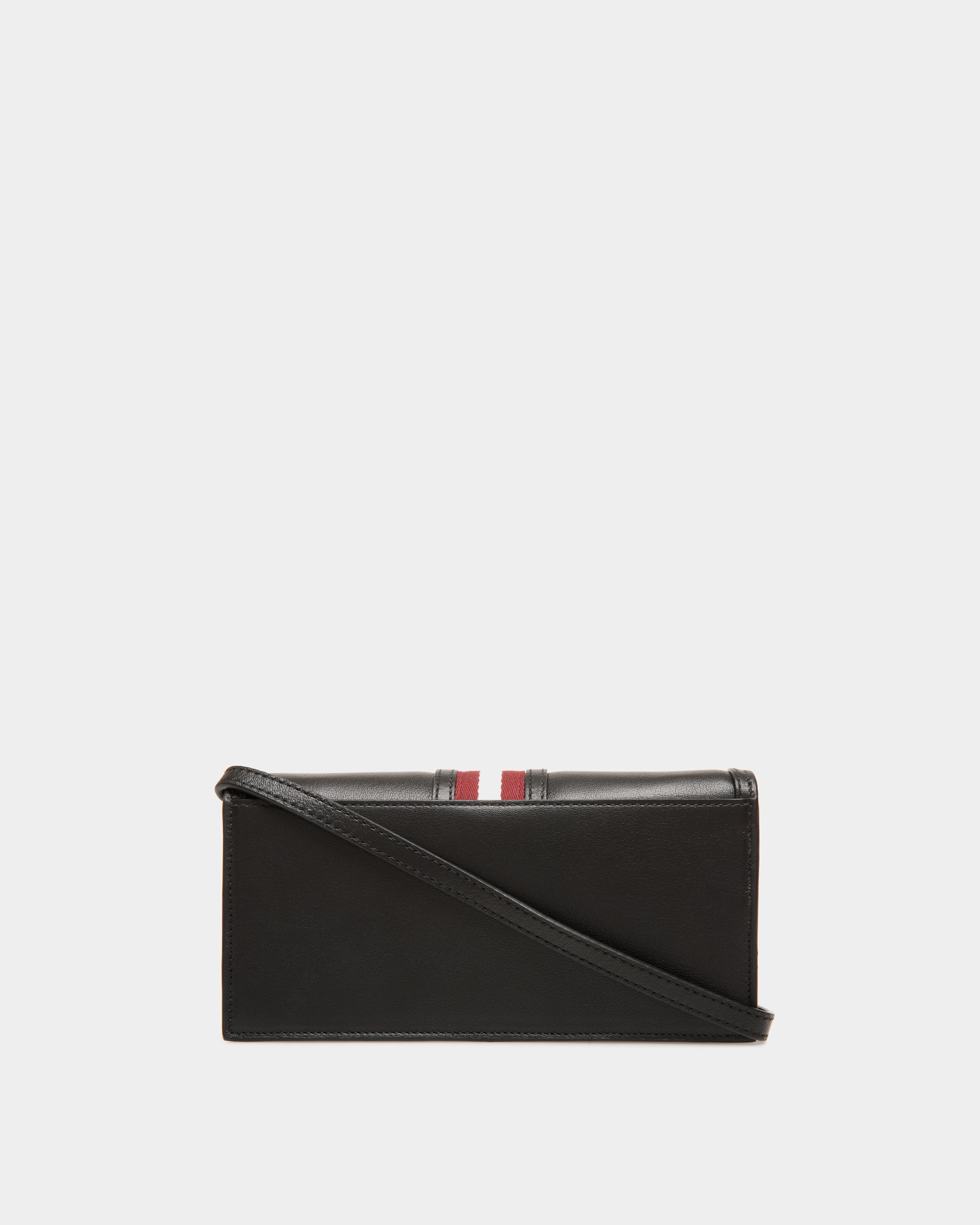 Étui Porte-Téléphone Code En Cuir Noir - Femme - Bally - 02