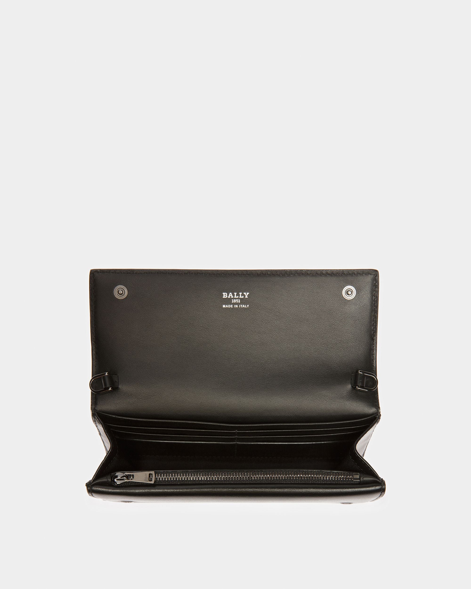Byanca Leder-Reisegeldbörse In Schwarz - Damen - Bally - 04