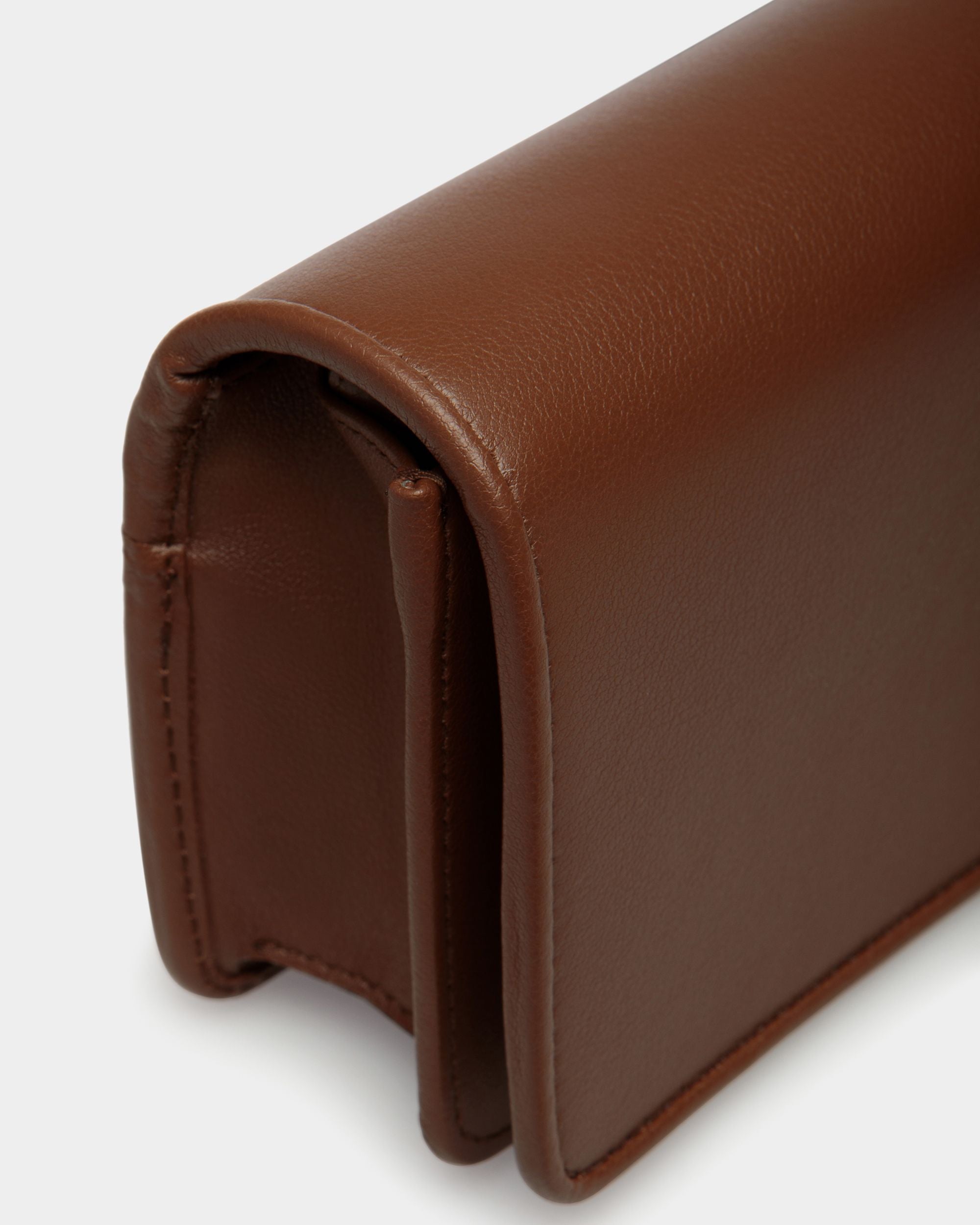 Étui Porte-Téléphone Bally Essential En Cuir Marron - Femme - Bally - 05
