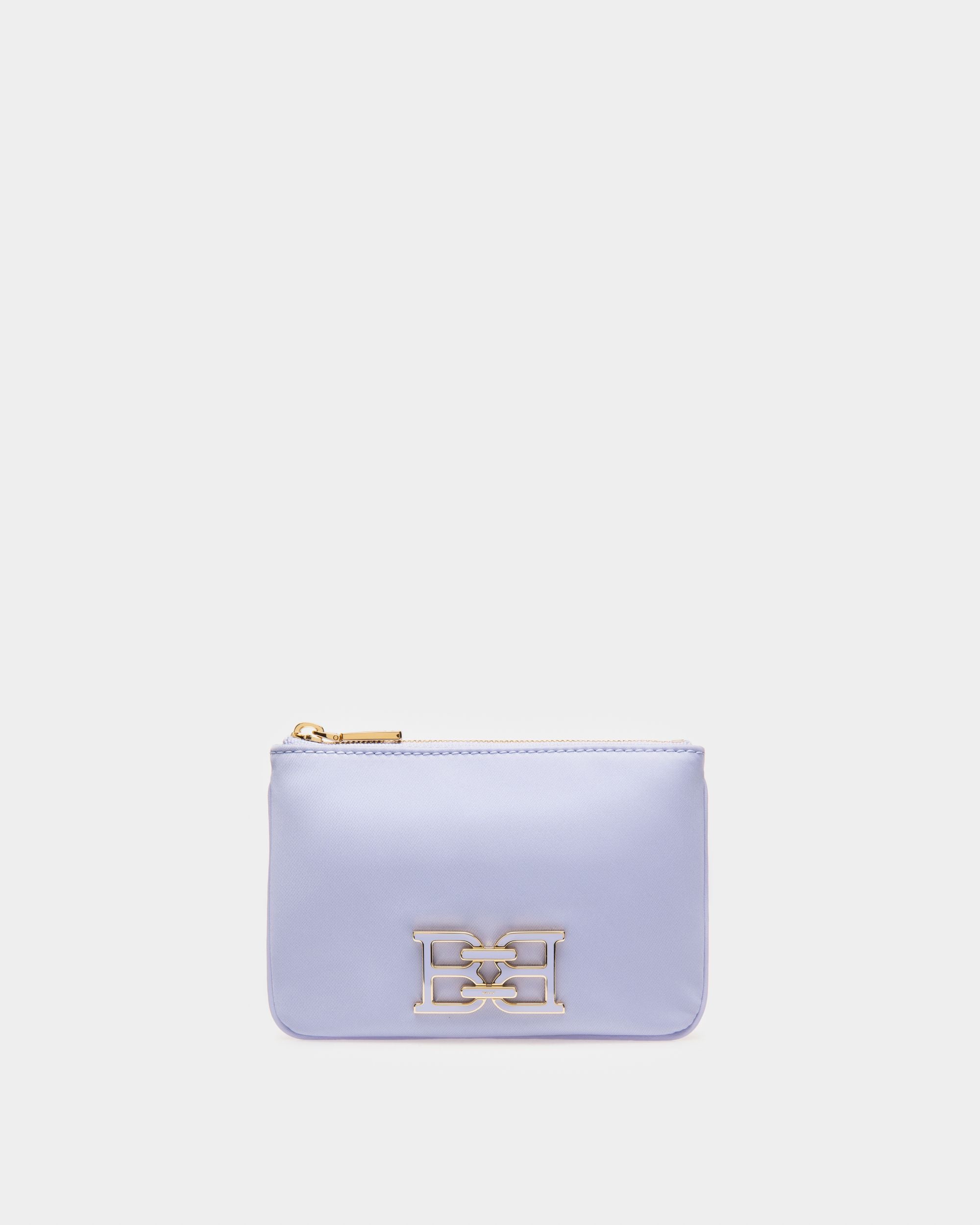 Evod Portefeuille En Nylon Et Cuir Recyclés Lilas - Femme - Bally - 01