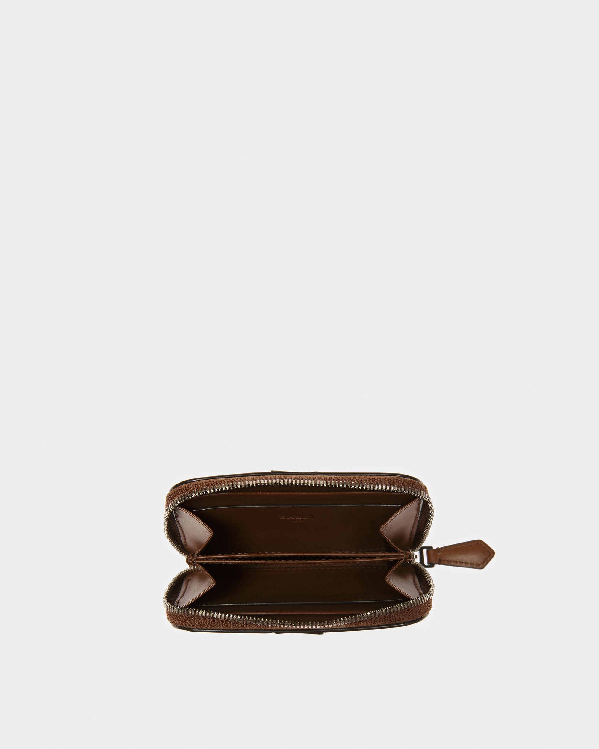 Angye Portefeuille En Cuir Marron - Femme - Bally - 03