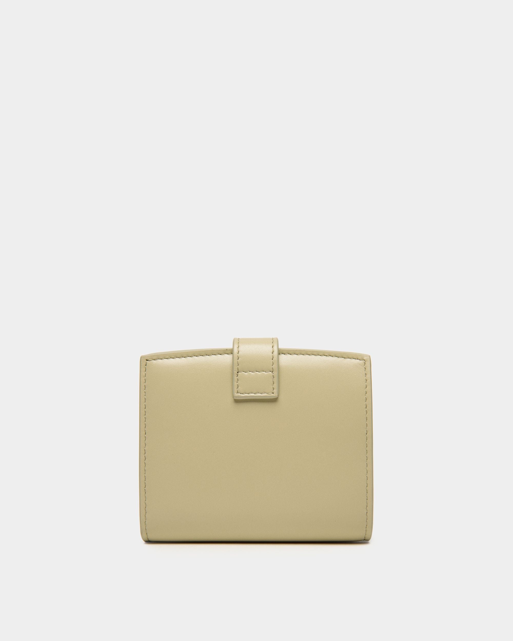 Cartera Ollam De Piel Light Green - Mujer - Bally - 02