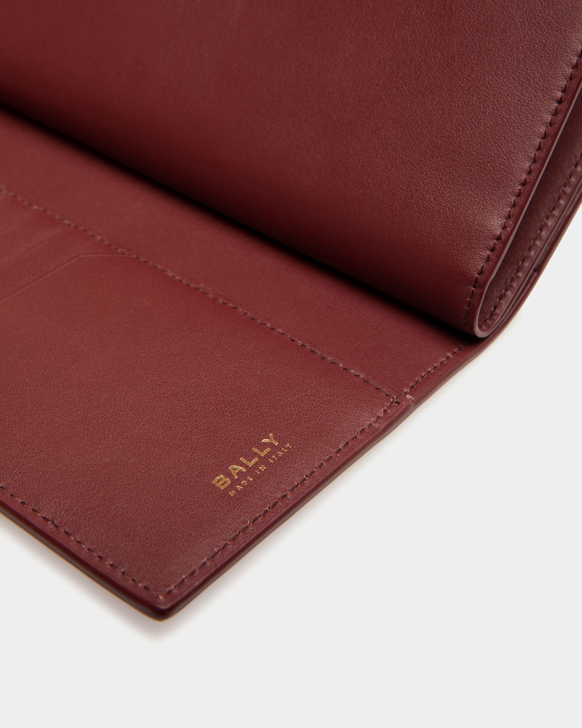 Lock Me Long Wallet In Andorra Grained Leather - Women's - Bally - 04