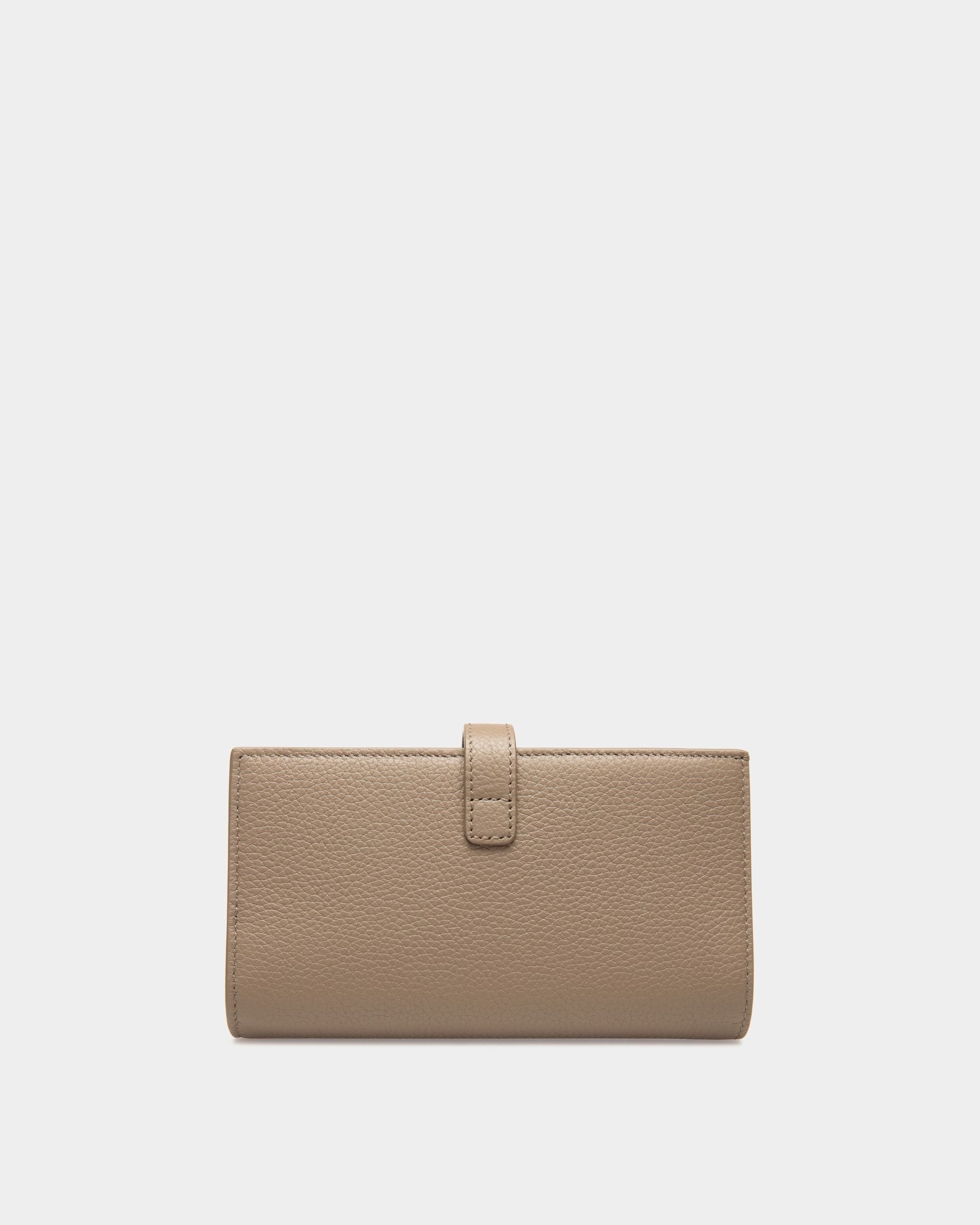 Lange Lock Me Geldbörse Aus Genarbtem Leder In Taupe - Damen - Bally - 02