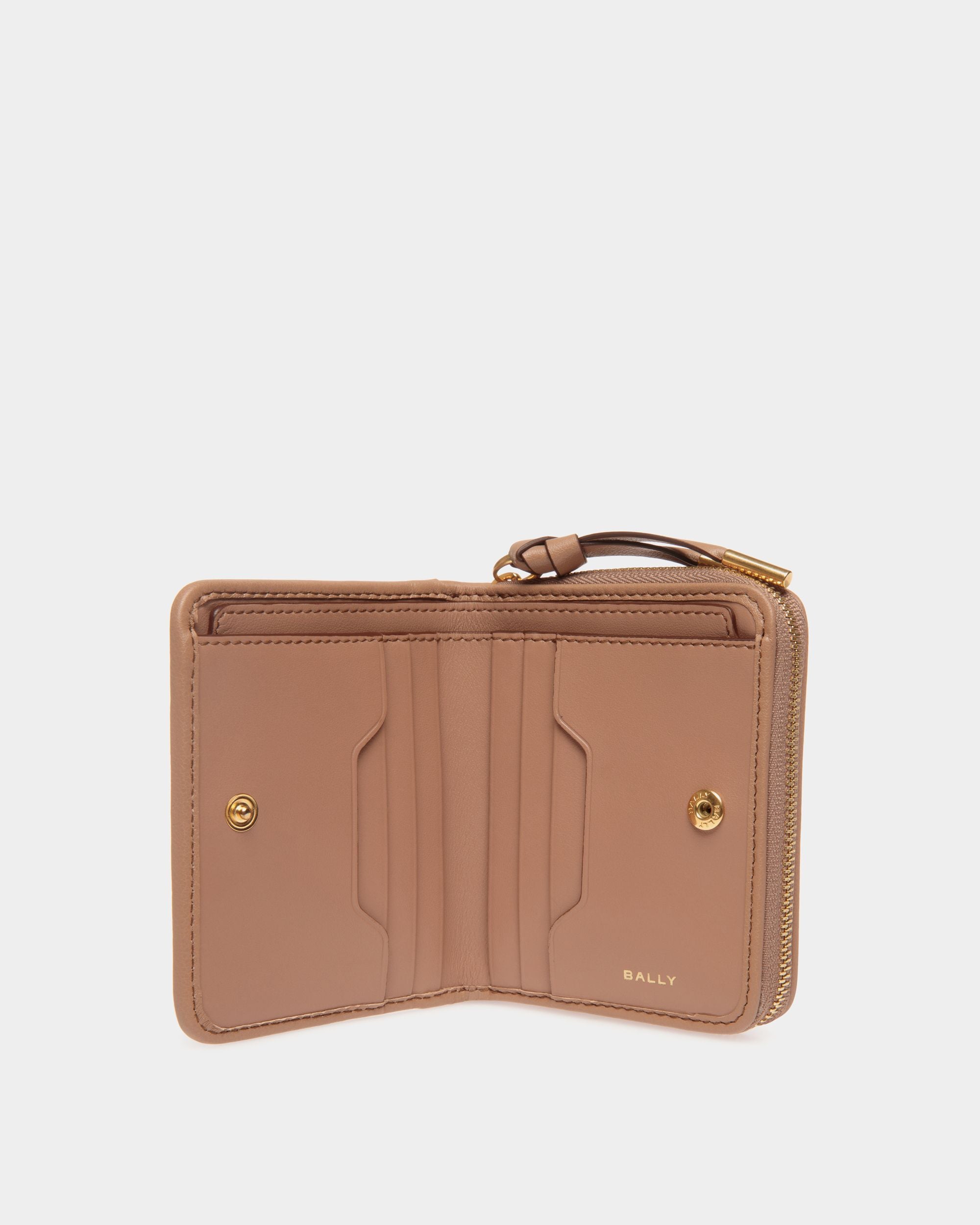 Portefeuille Bally Essential En Cuir Praline Beige - Femme - Bally - 03