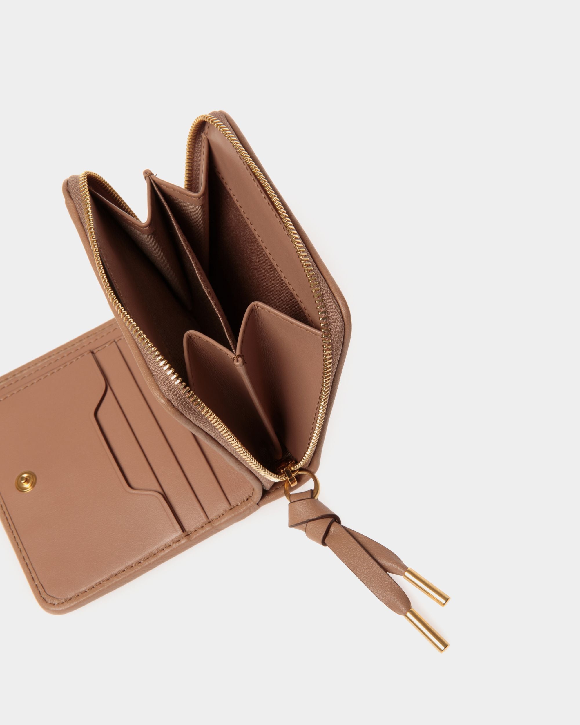 Portefeuille Bally Essential En Cuir Praline Beige - Femme - Bally - 04