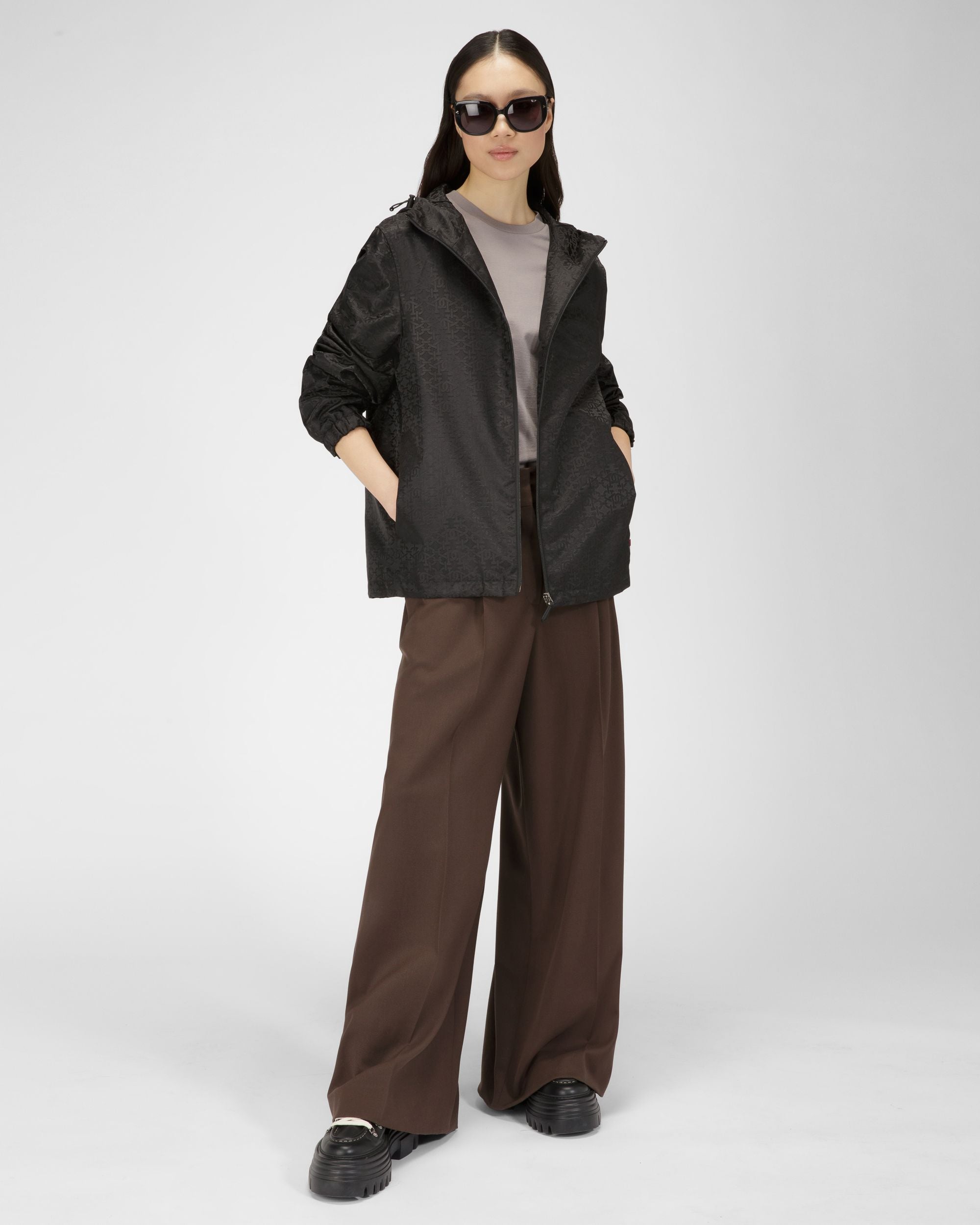 Oberbekleidung Aus Schwarzem Nylon - Damen - Bally - 04
