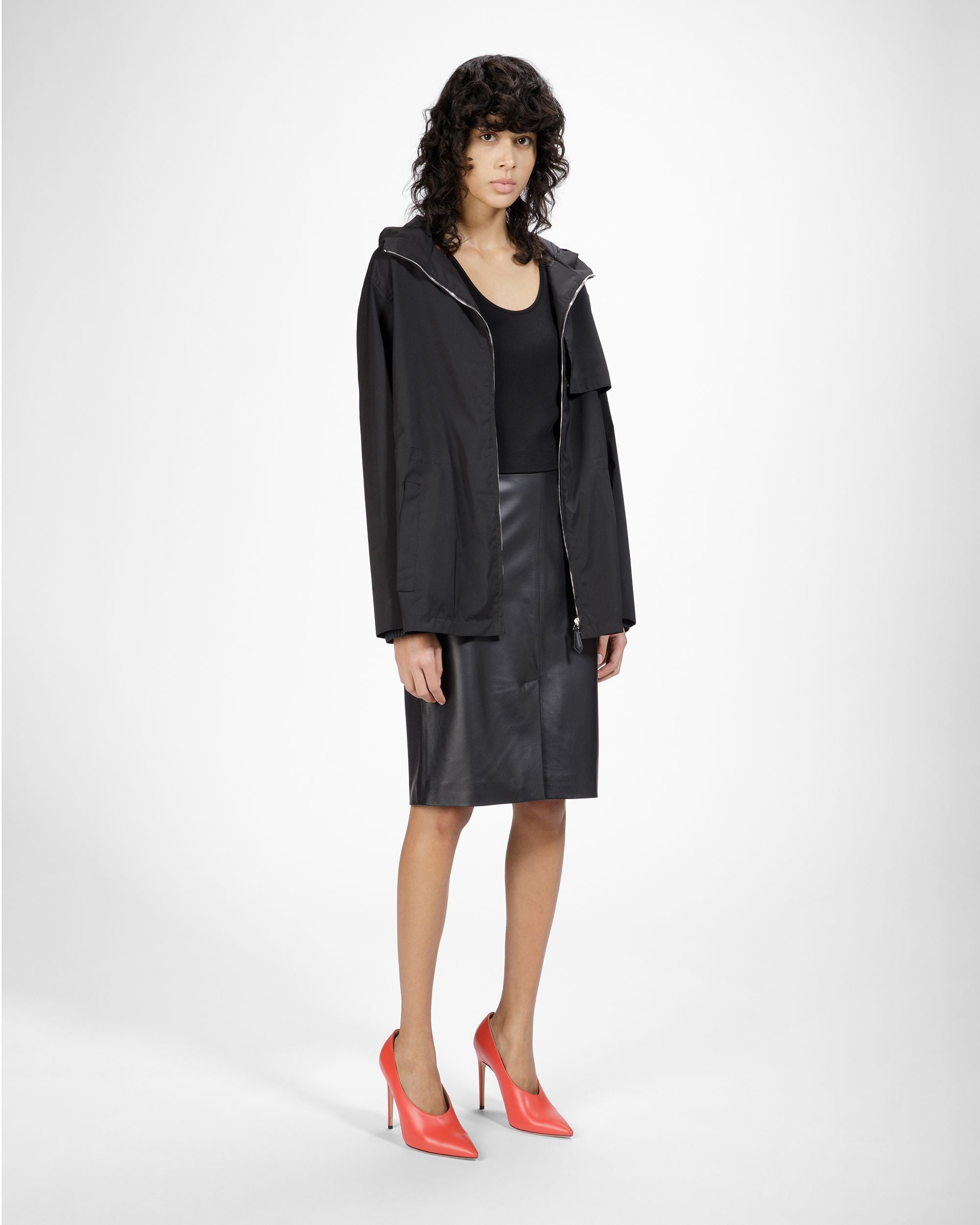 Blouson Bomber Jacket In Black - Women's - Bally - 04