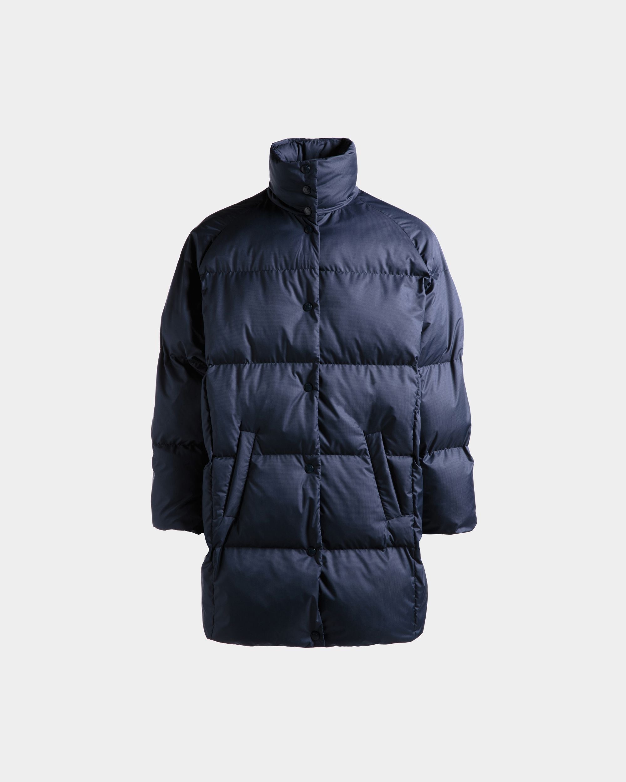 Steppmantel Aus Nylon In Navy Blue - Damen - Bally - 01