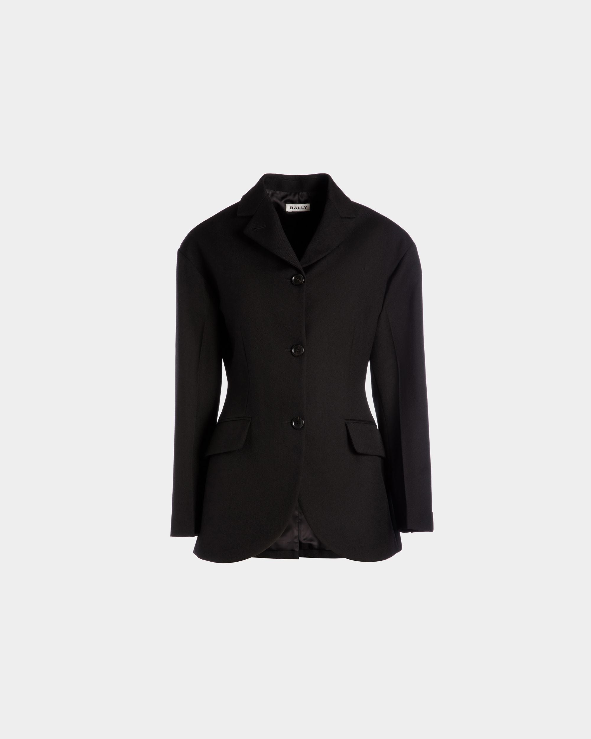 Blazer En Laine Noire - Femme - Bally - 01
