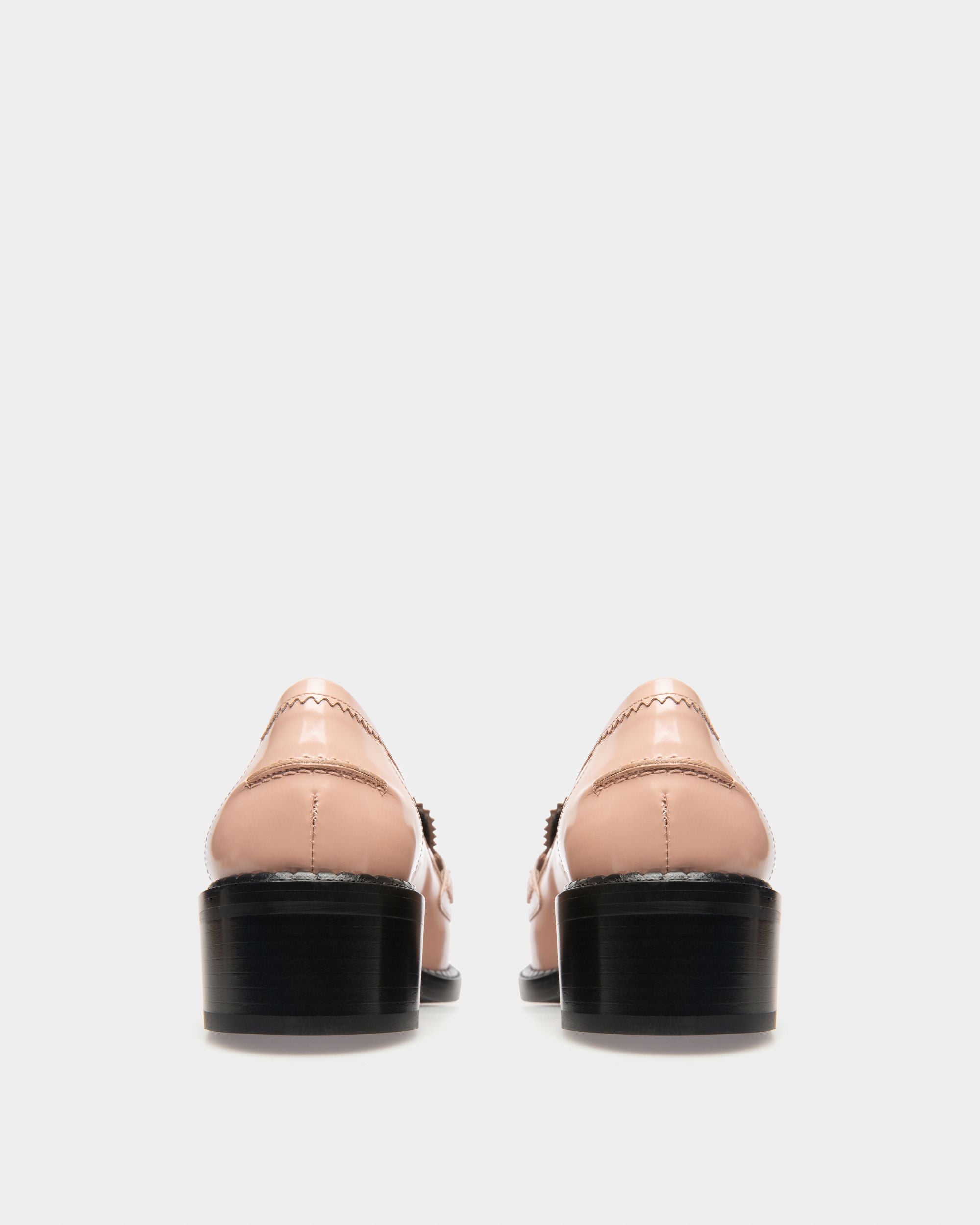 Ellyane Mokassins Aus Rosa Leder - Damen - Bally - 04