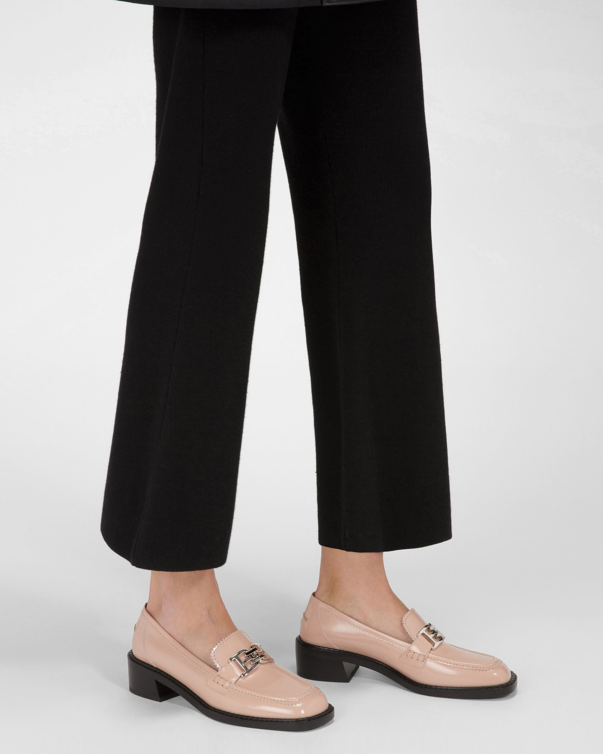 Ellyane Mokassins Aus Rosa Leder - Damen - Bally - 06