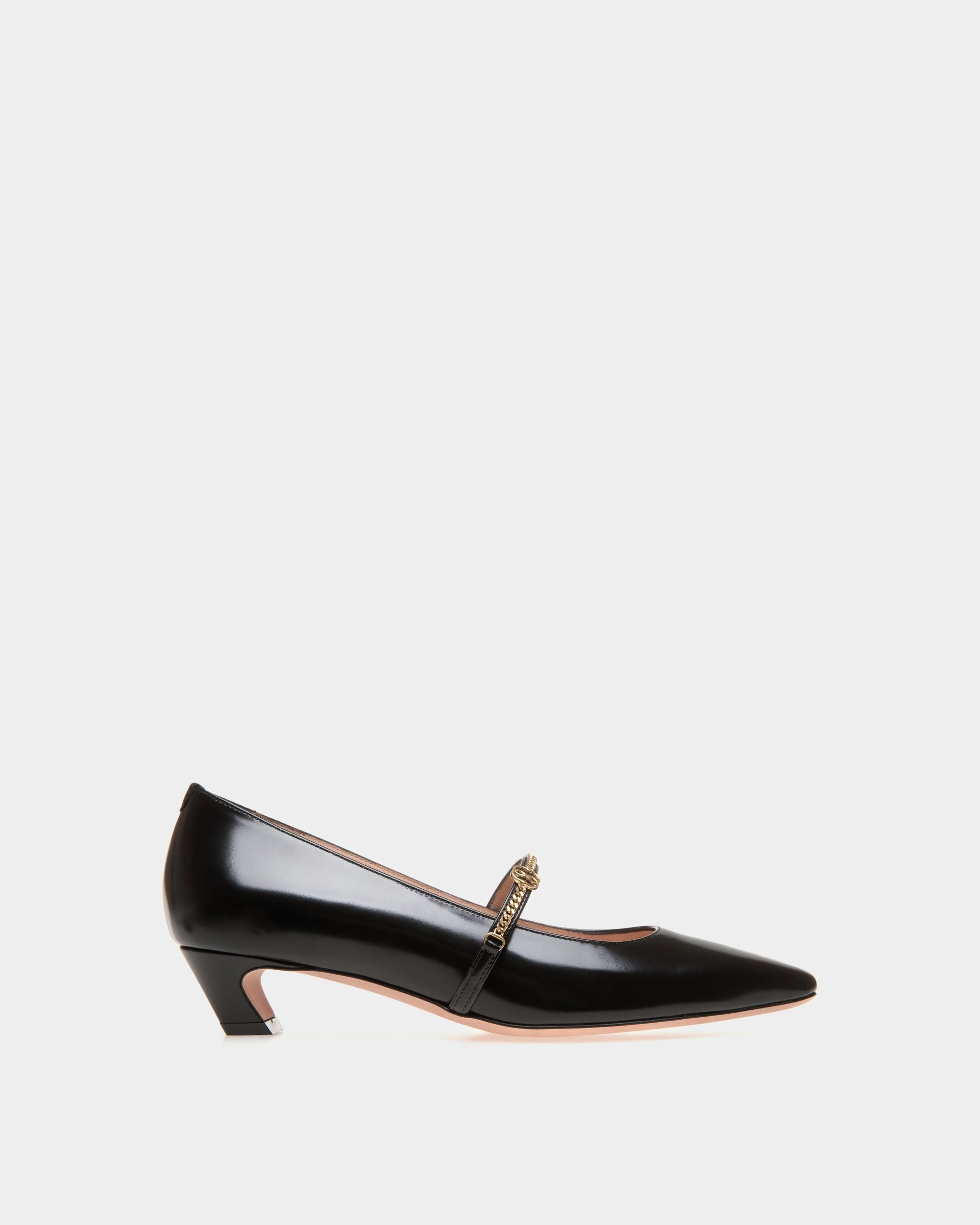 Escarpin Baby Sylt En Cuir Noir - Femme - Bally - 01