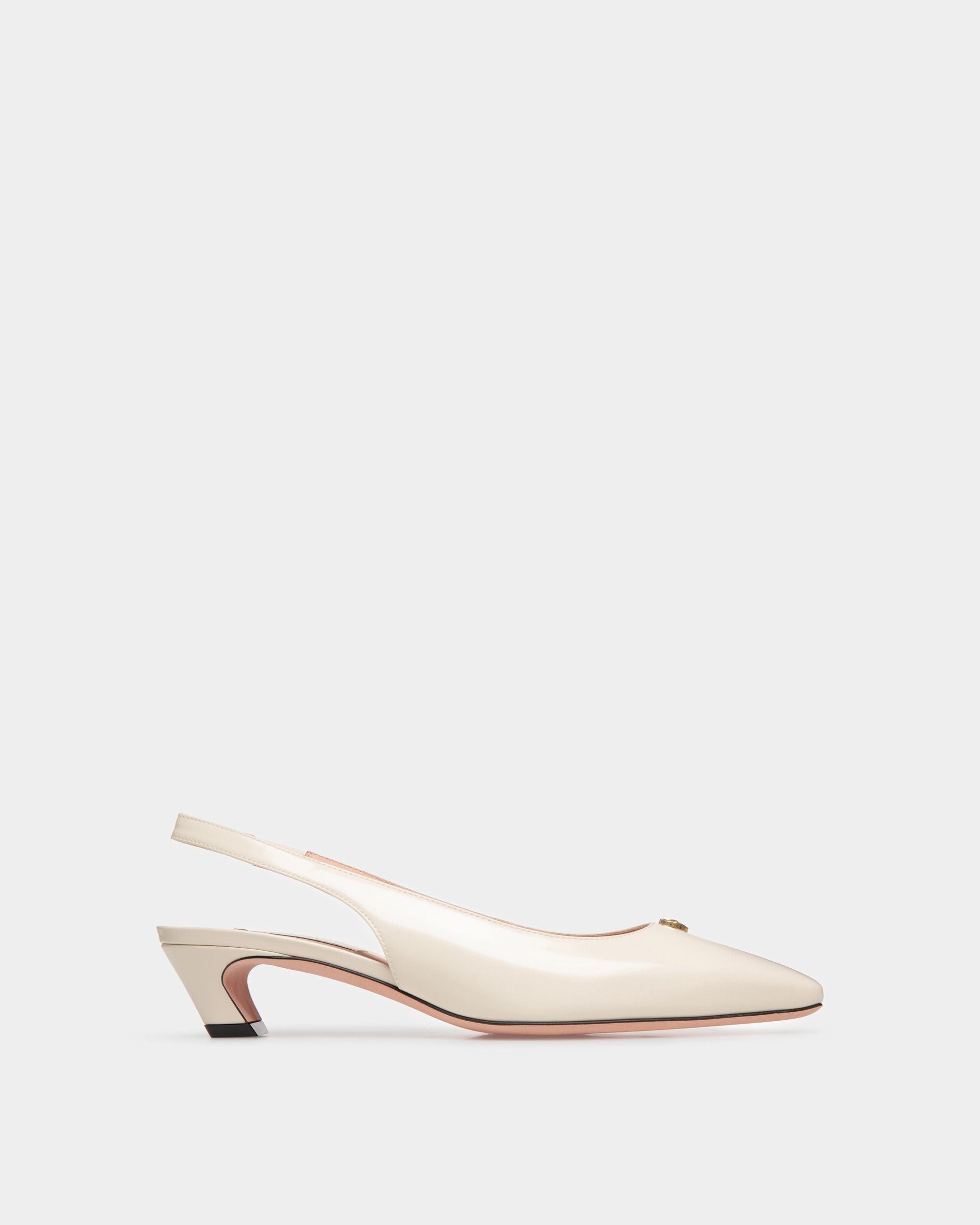 Sylt Slingpumps Aus Leder In Weiß - Damen - Bally - 01