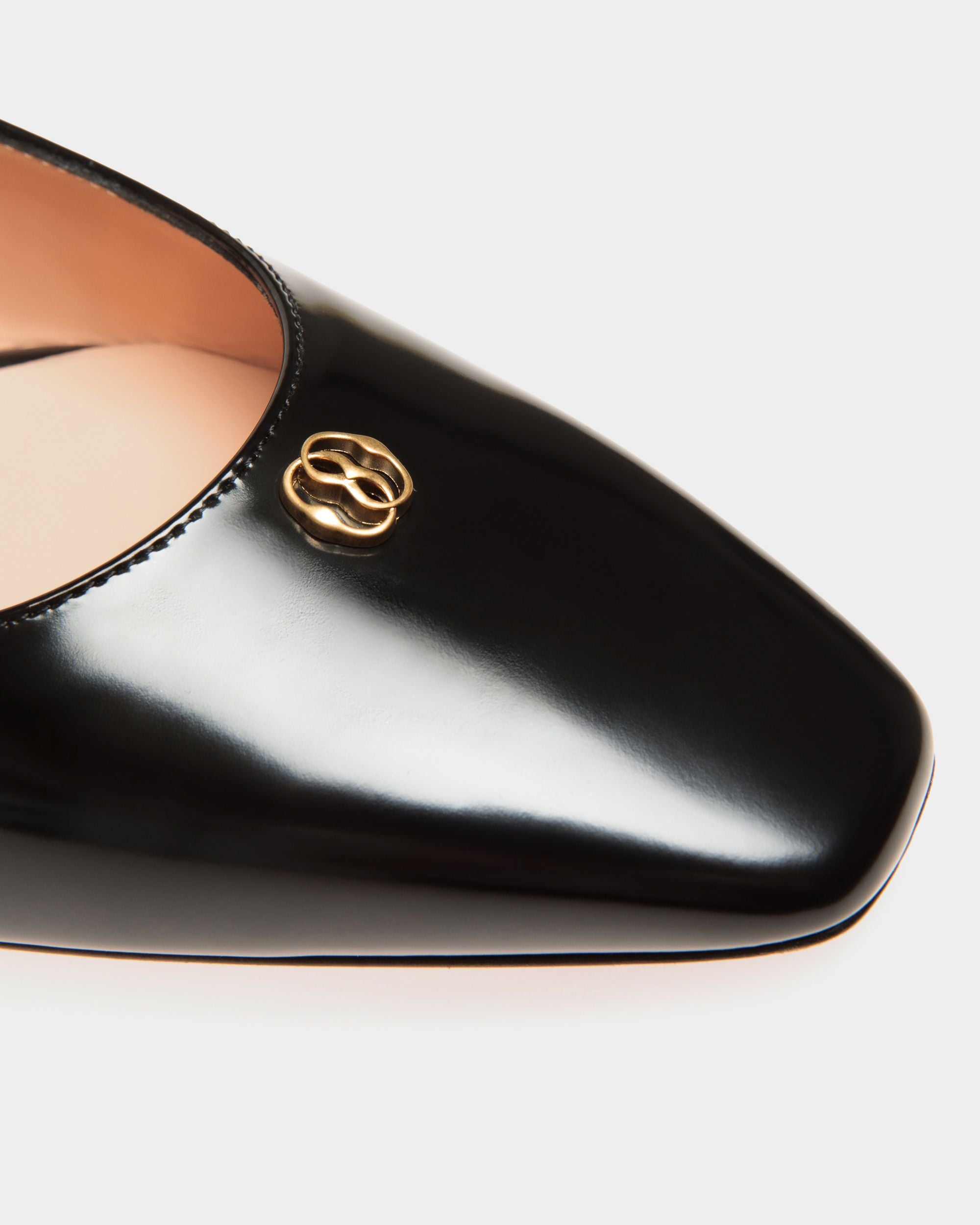 Escarpin Slingback Sylt En Cuir Noir - Femme - Bally - 04