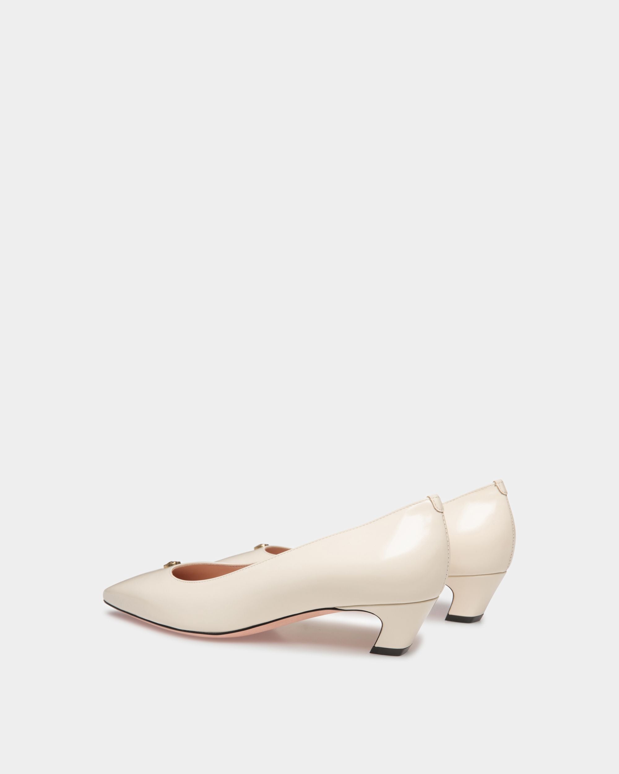 Sylt Pumps Aus Leder In Weiß - Damen - Bally - 03