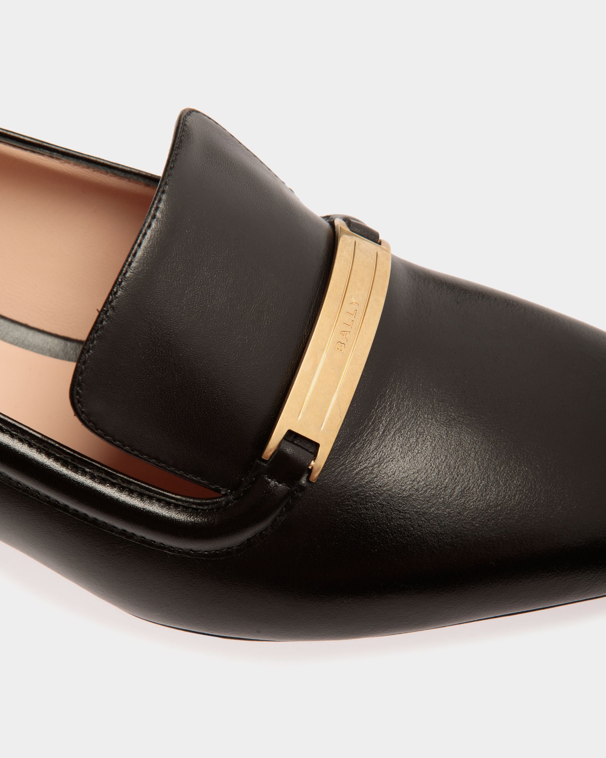 Deco Pumps Aus Leder In Schwarz - Damen - Bally - 05