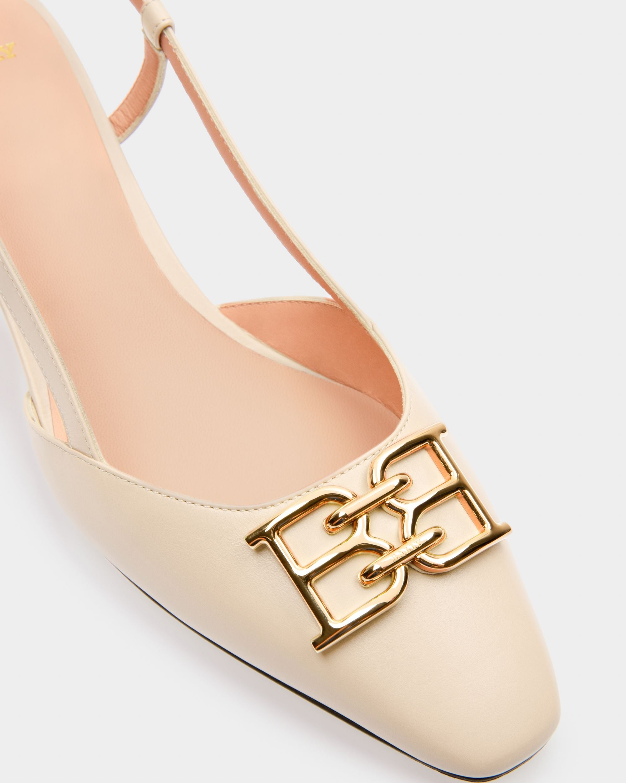 Eva Escarpins En Cuir Ivoire - Femme - Bally - 05