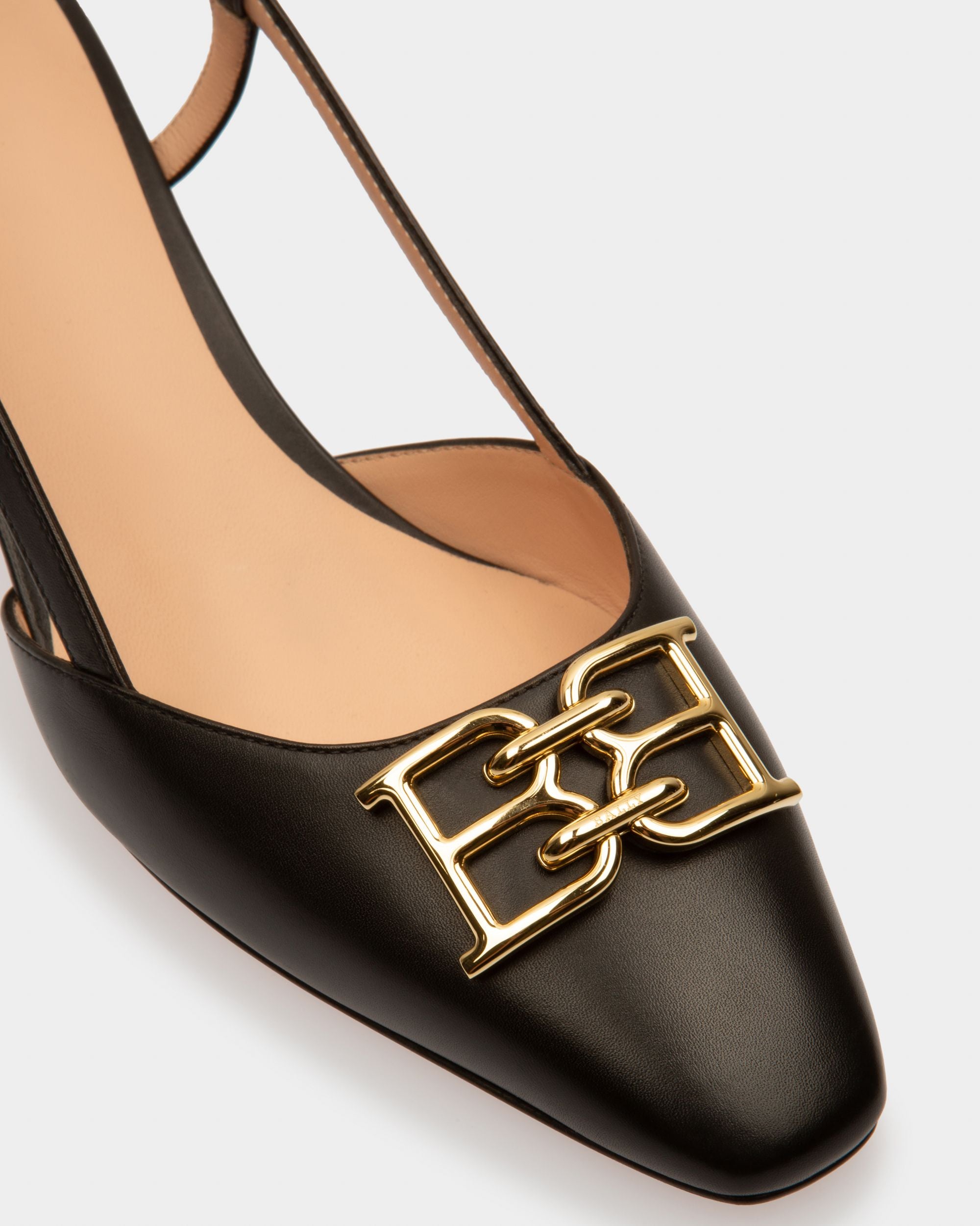 Eva Leather Pumps In Black - Women's - Bally - 04