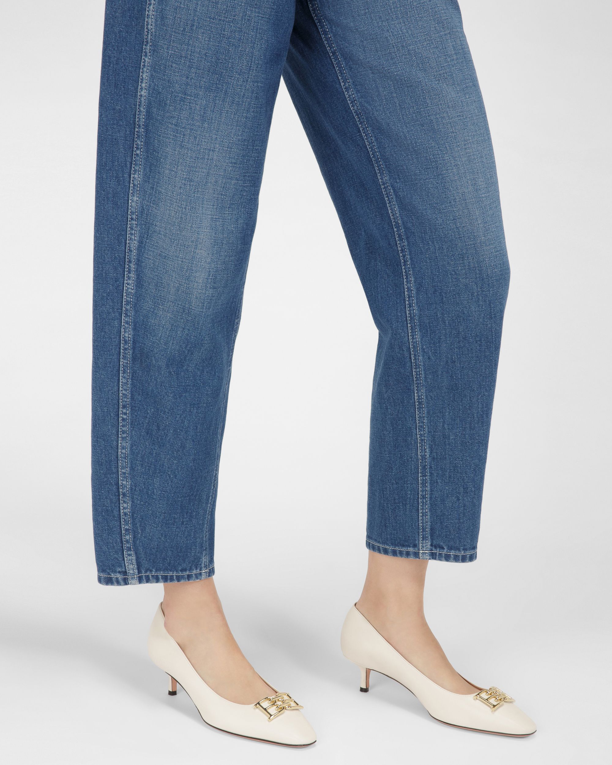 Evanca Pumps Aus Elfenbeinfarbenem Leder - Damen - Bally - 06
