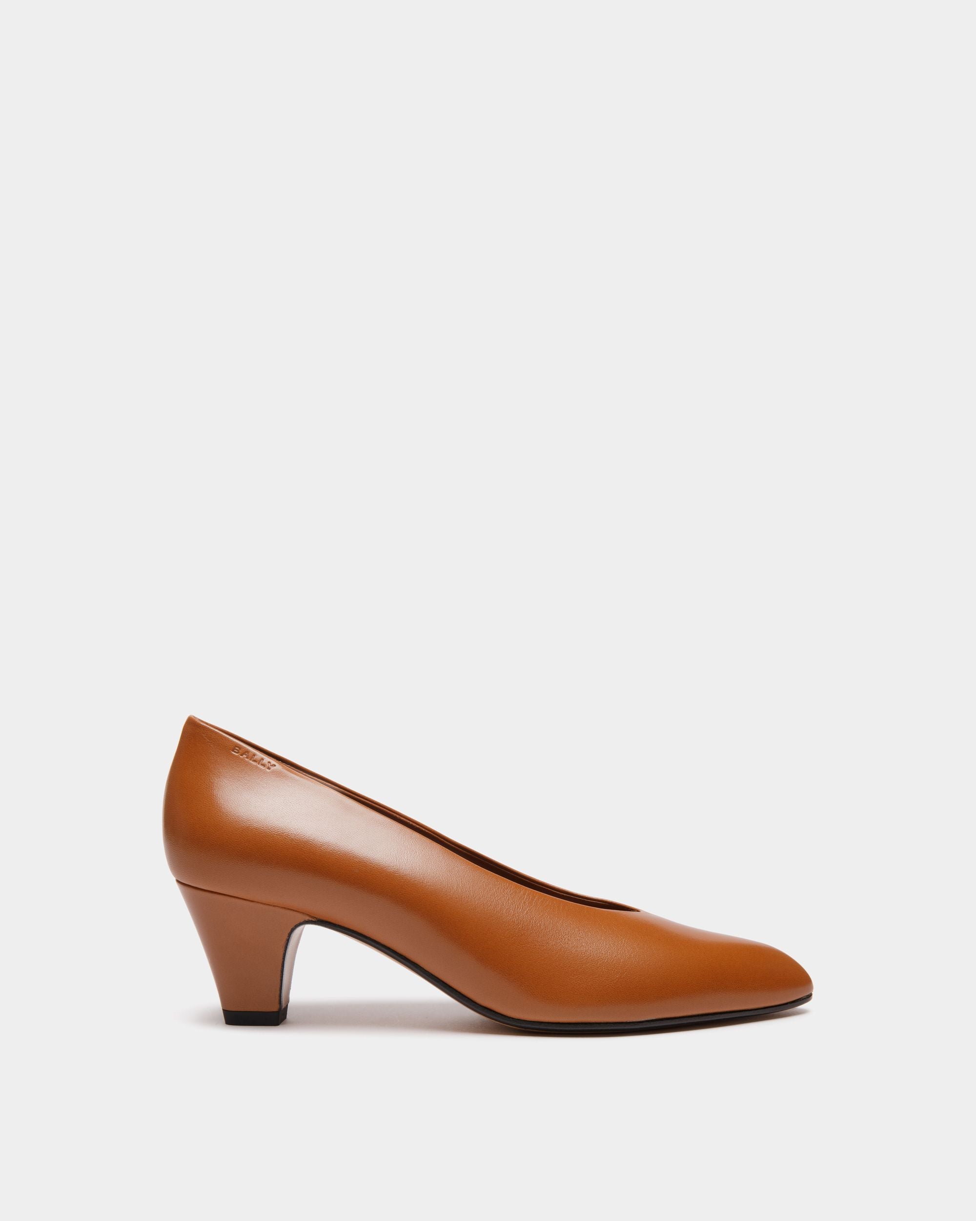 Escarpin Alva En Cuir Marron - Femme - Bally - 01
