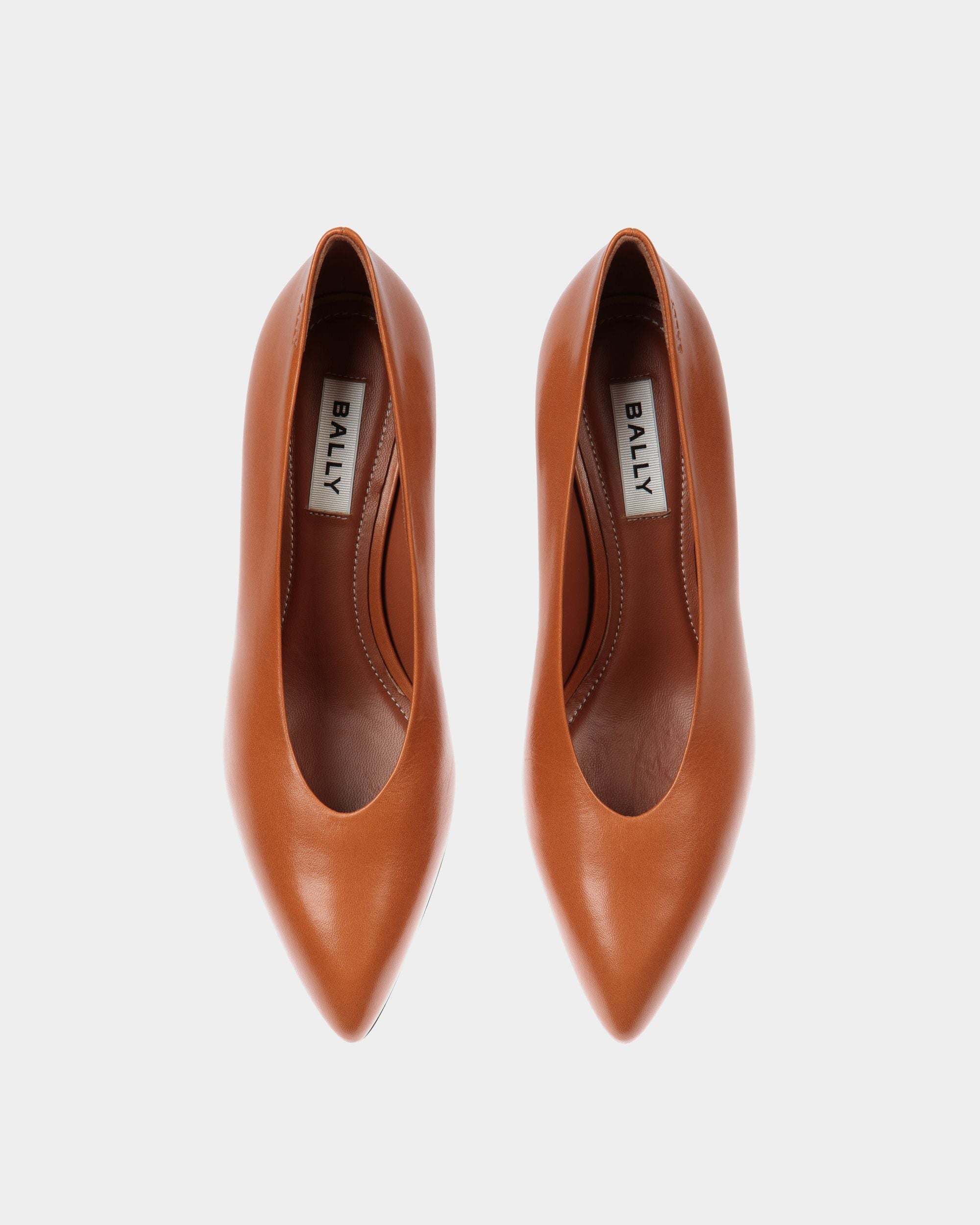 Escarpin Alva En Cuir Marron - Femme - Bally - 05