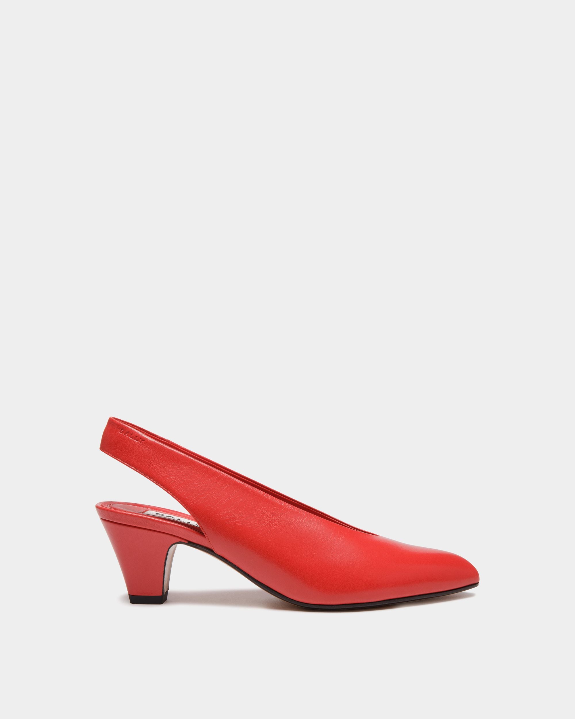 Pumps Alva Aus Leder In Rot - Damen - Bally - 01