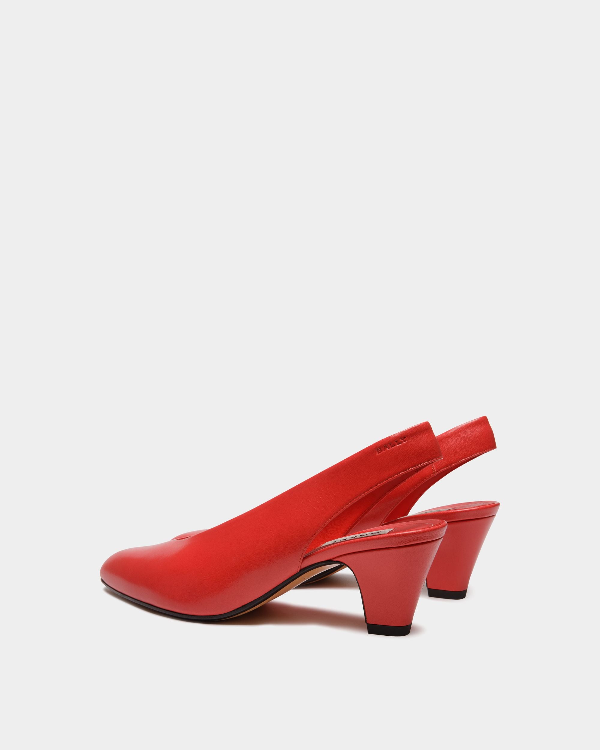 Pumps Alva Aus Leder In Rot - Damen - Bally - 04