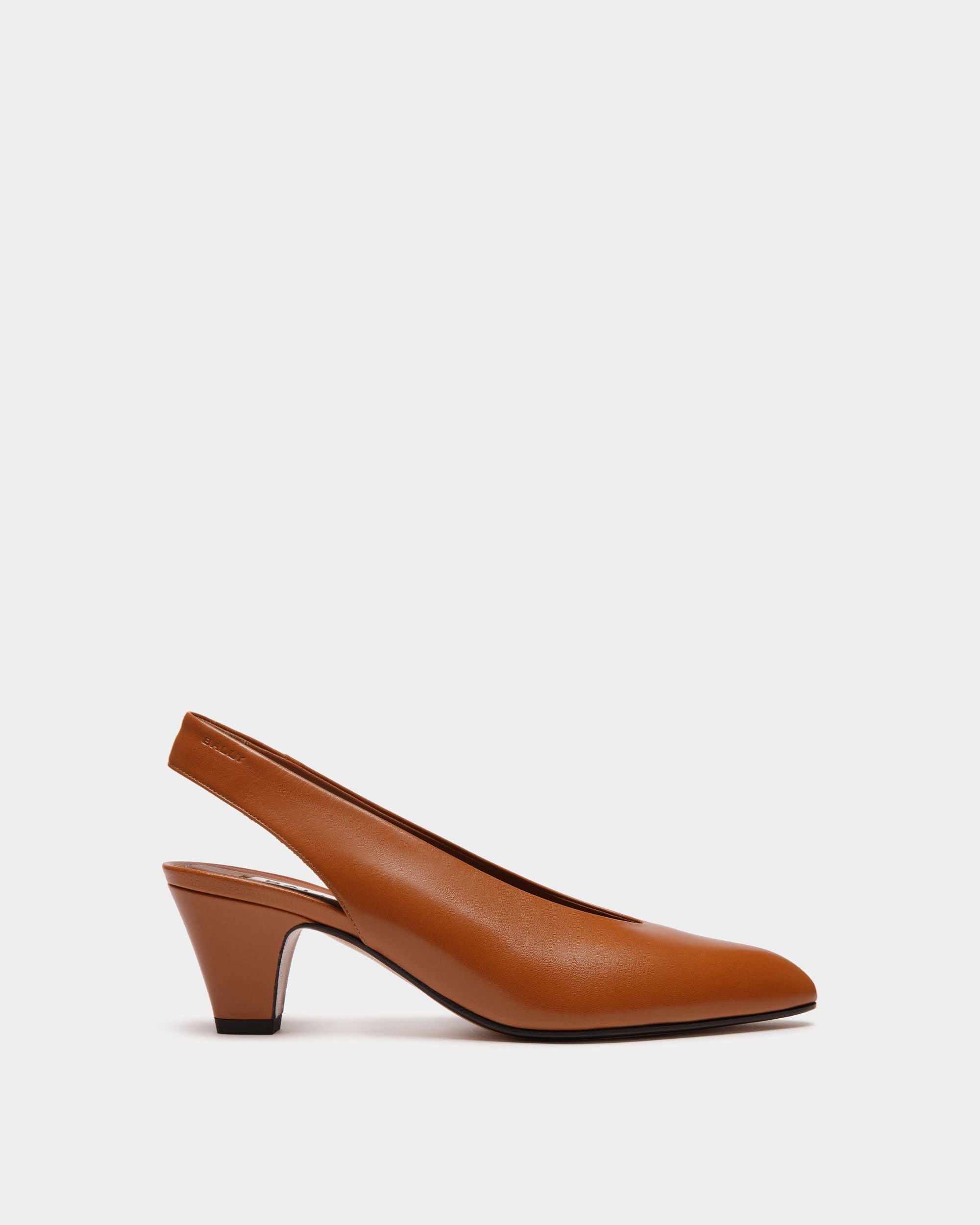 Escarpin Alva En Cuir Marron - Femme - Bally - 01