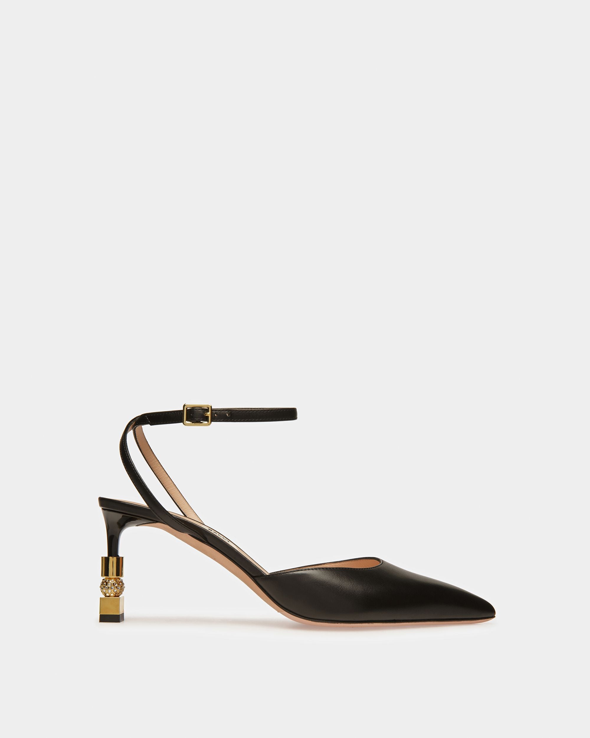 Block Riemchenpumps Aus Leder - Damen - Bally - 01