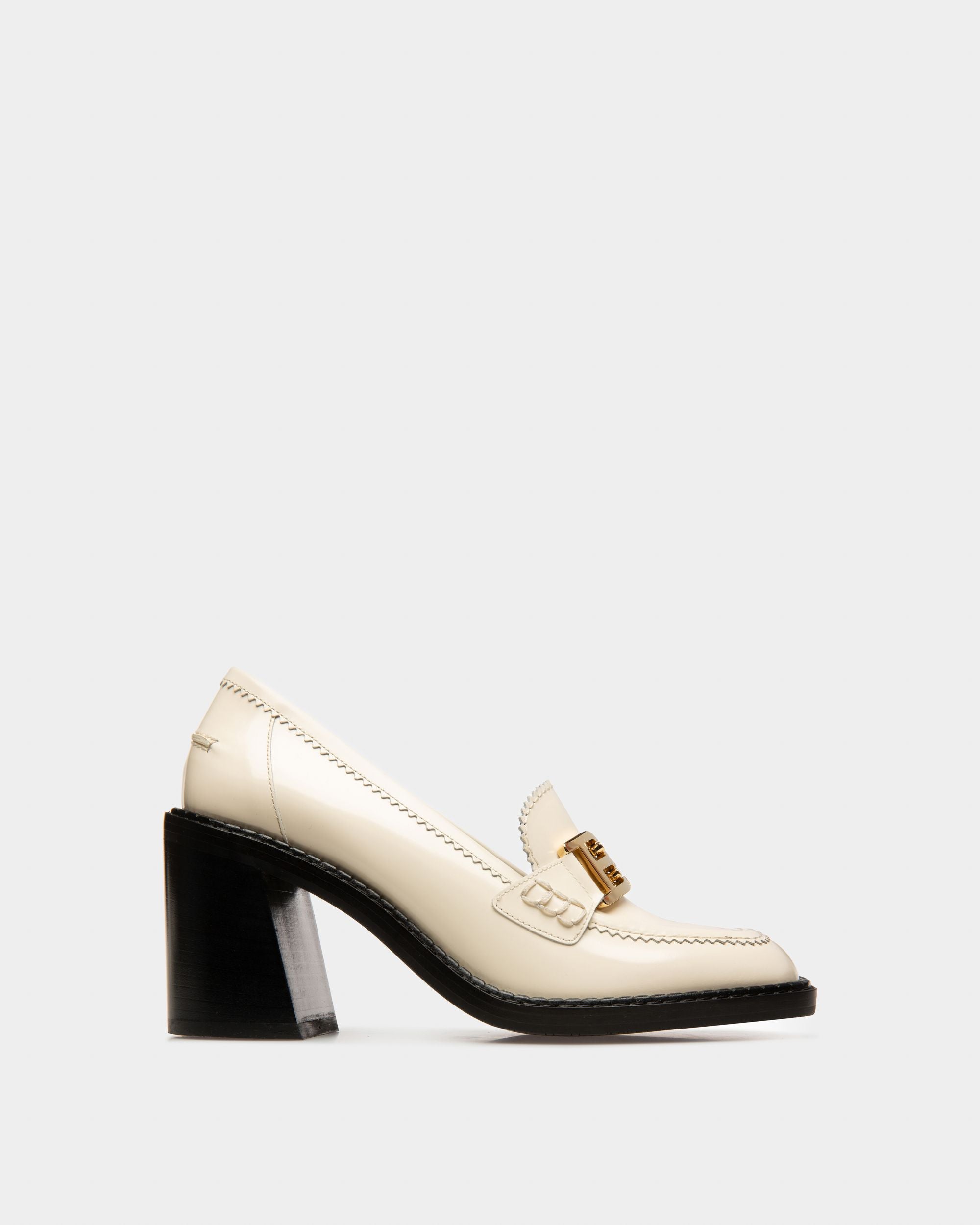 Ellyane Escarpins En Cuir Ivoire - Femme - Bally - 01