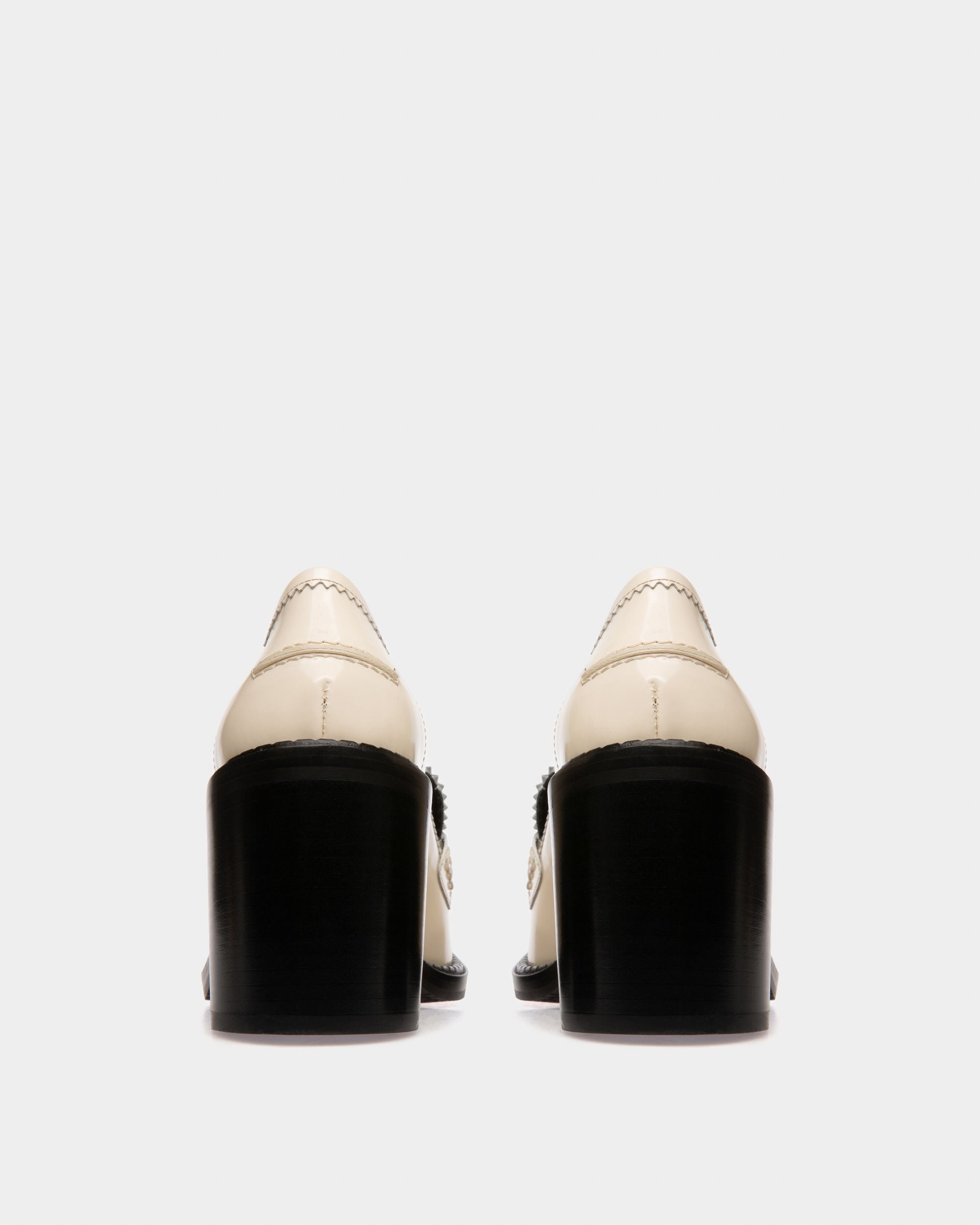 Ellyane Escarpins En Cuir Ivoire - Femme - Bally - 04