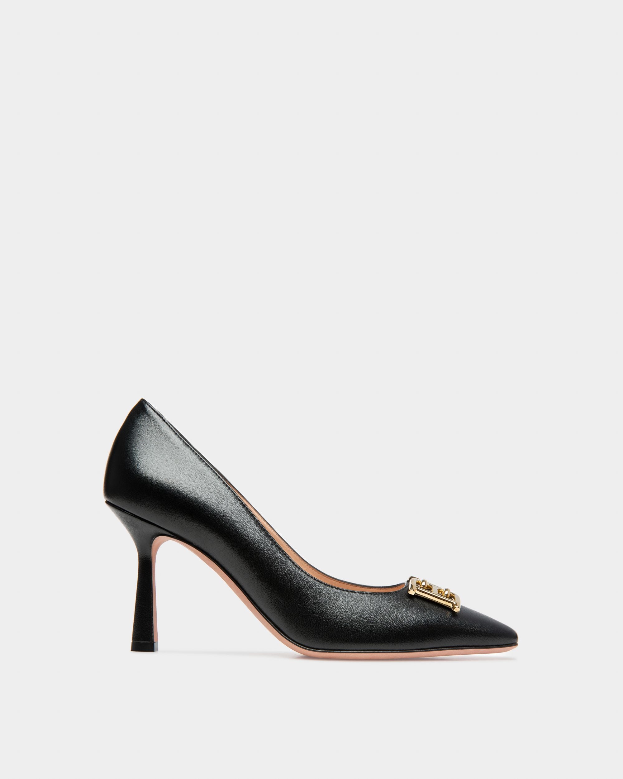 Evanca Pumps Aus Schwarzem Leder - Damen - Bally - 01