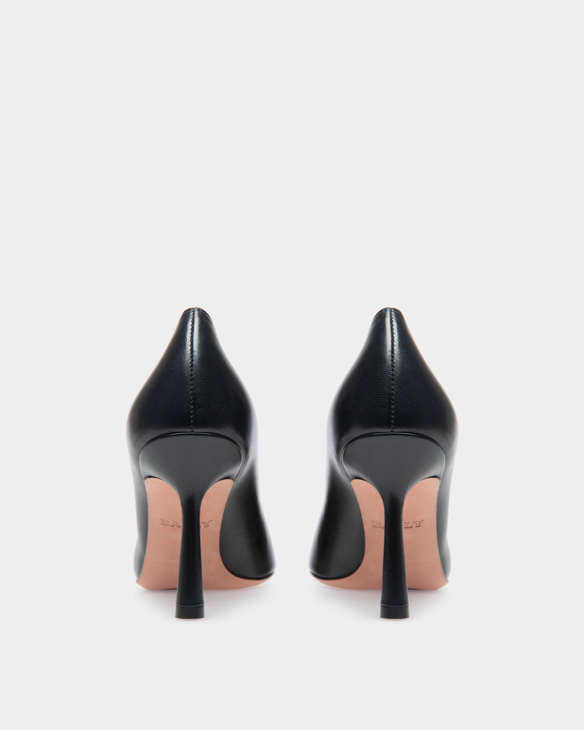 Evanca Pumps Aus Schwarzem Leder - Damen - Bally - 04