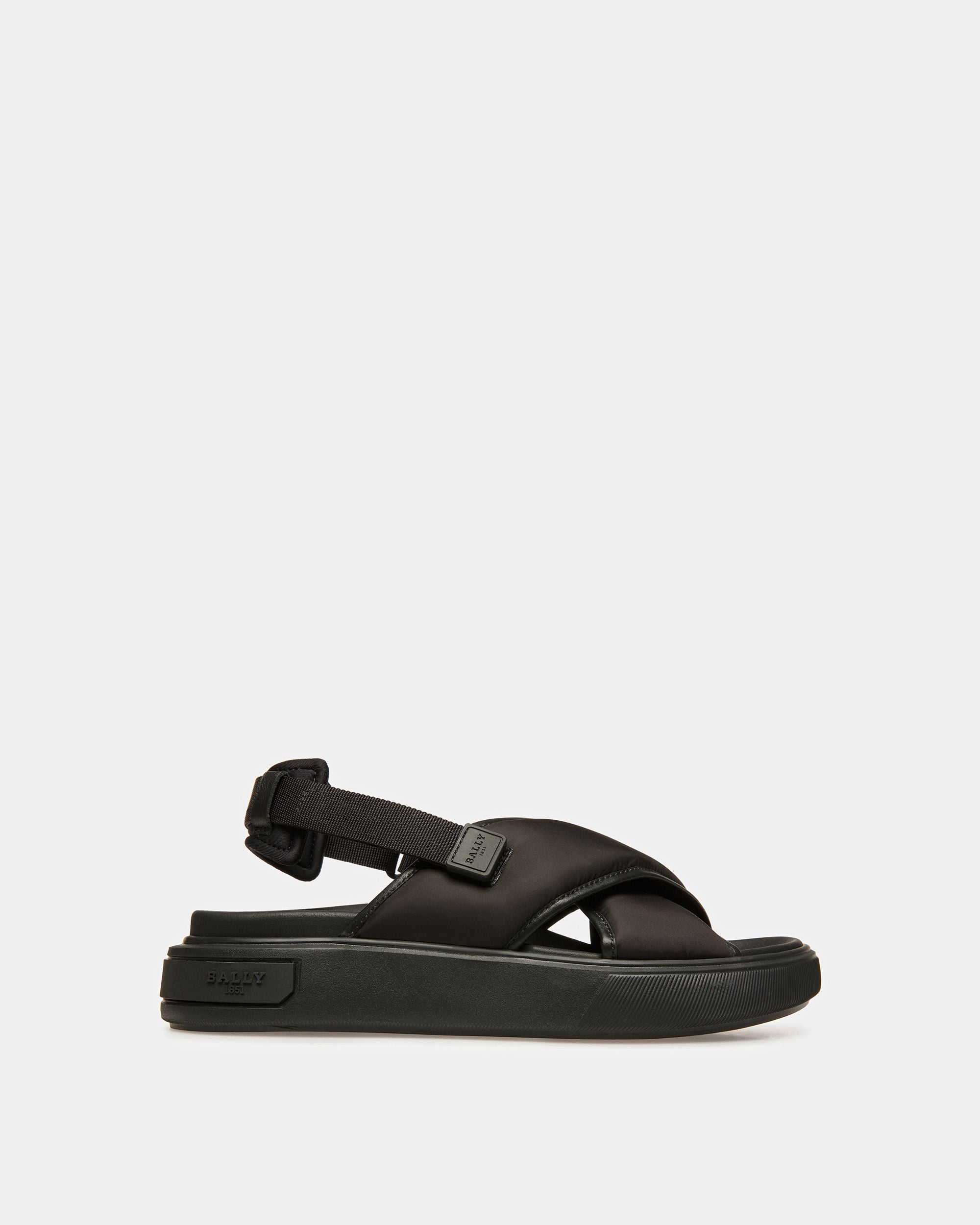 Jodye Sandalen Aus Leder Und Nylon In Schwarz - Damen - Bally - 01