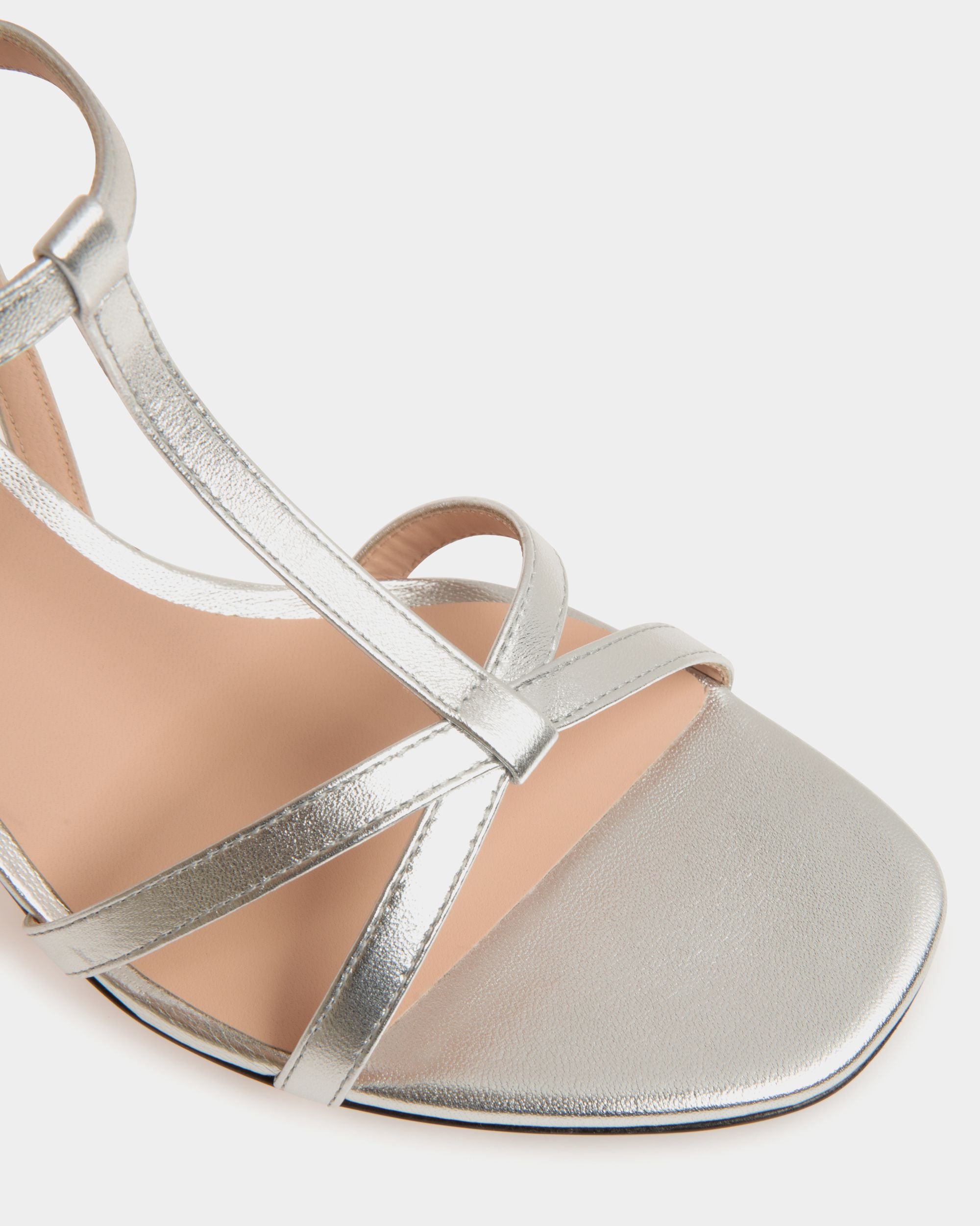 Sylt Sandal in Silver Leather - Women's - Bally - 06