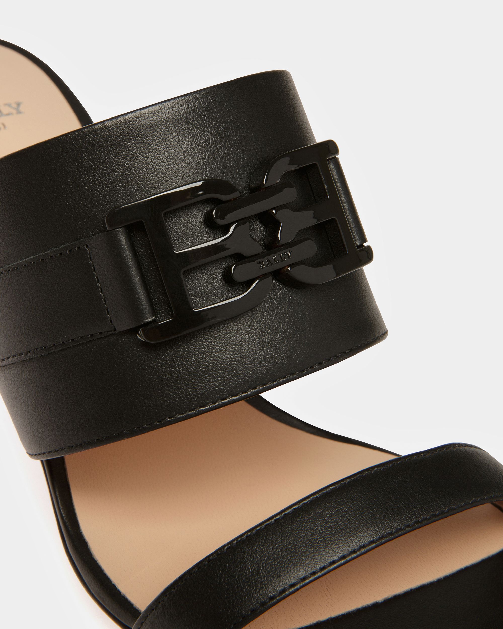 Ella Ledersandalen In Schwarz - Damen - Bally - 04