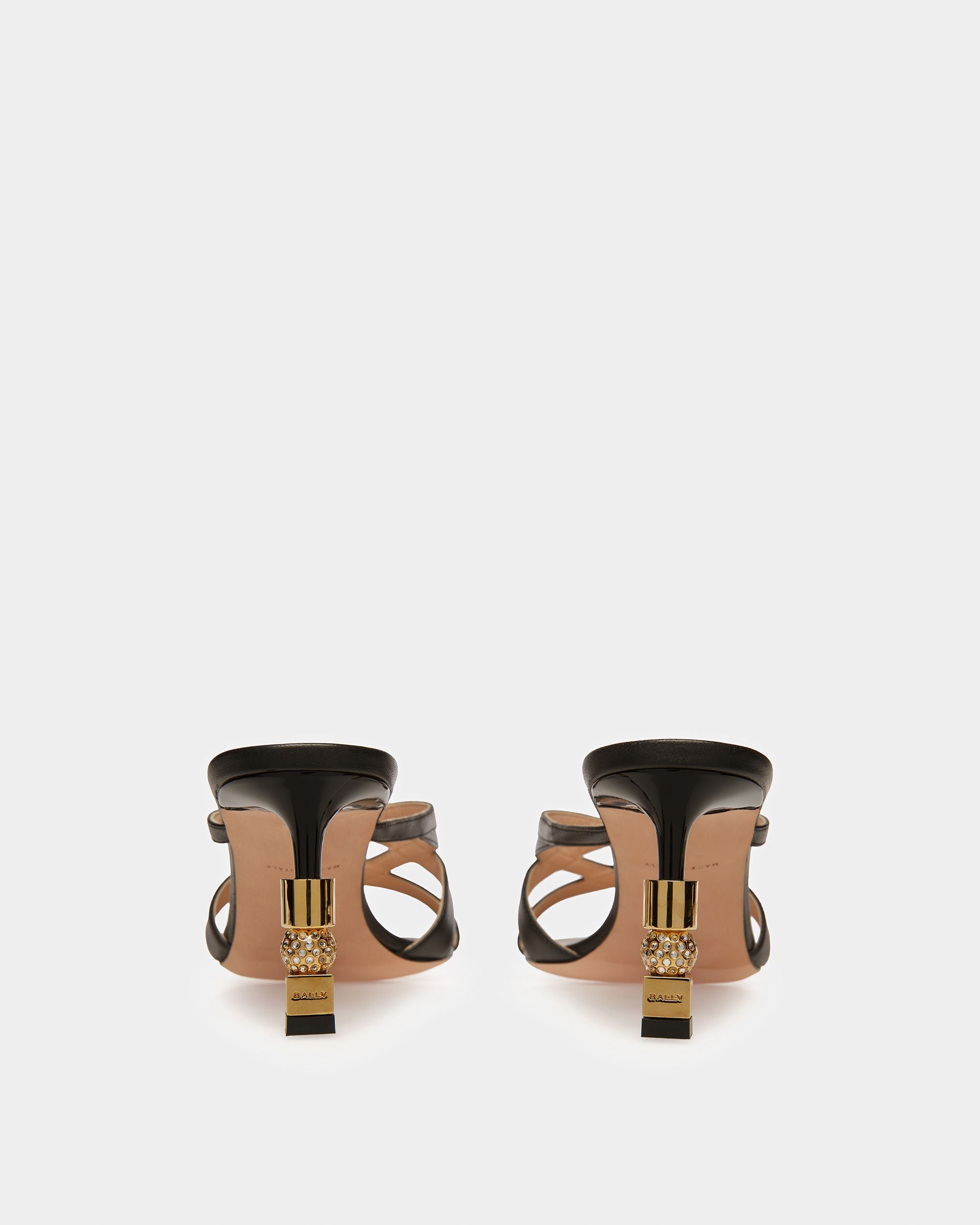 Block Pantolette Aus Leder - Damen - Bally - 04