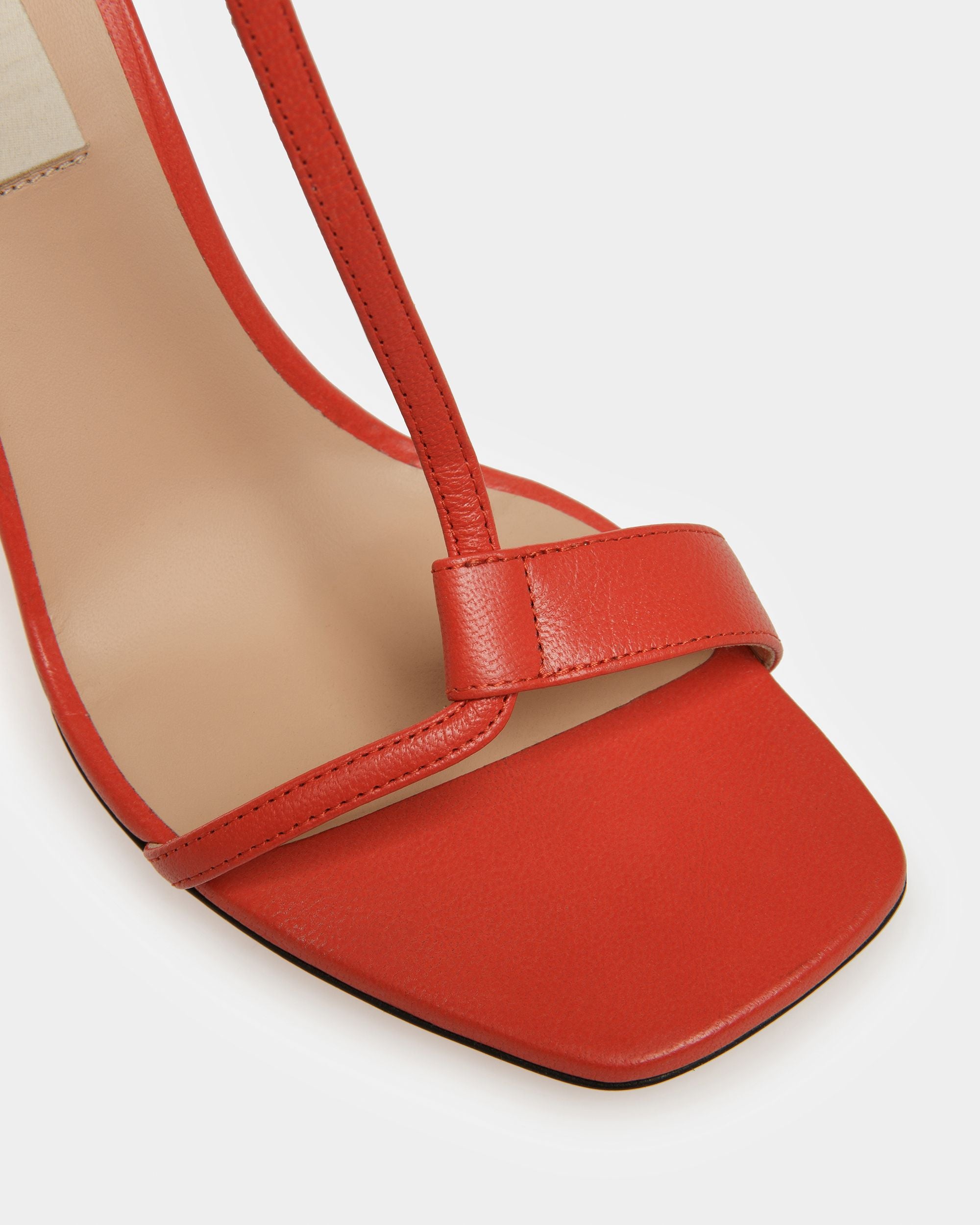 Natalia Ledersandalen In Orange - Damen - Bally - 05