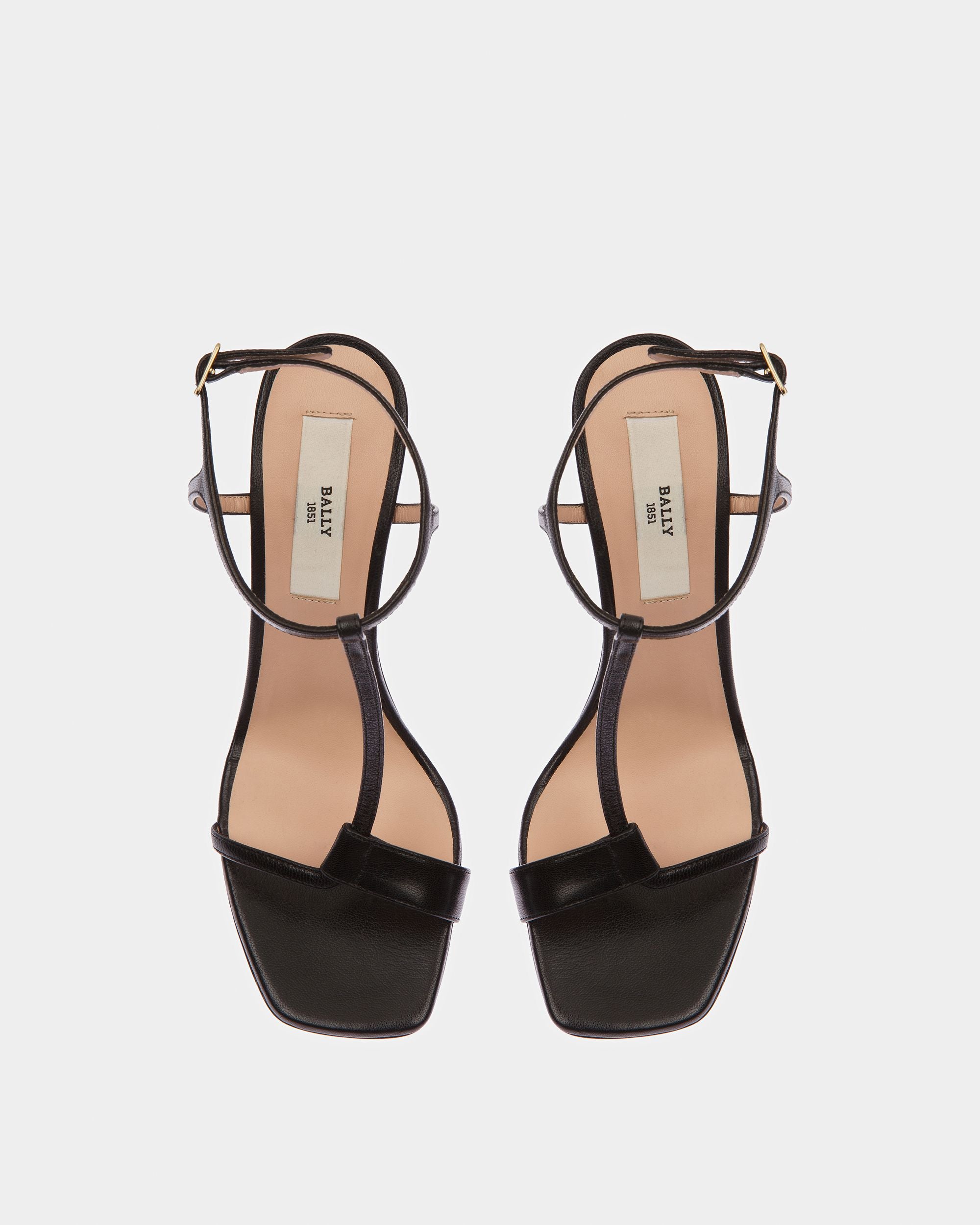 Natalia Ledersandale In Schwarz - Damen - Bally - 02