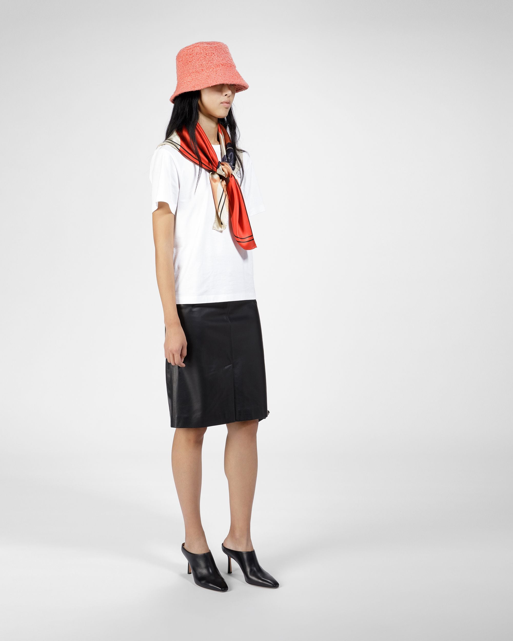 Silk Carré Scarf  In Orange - Damen - Bally - 02