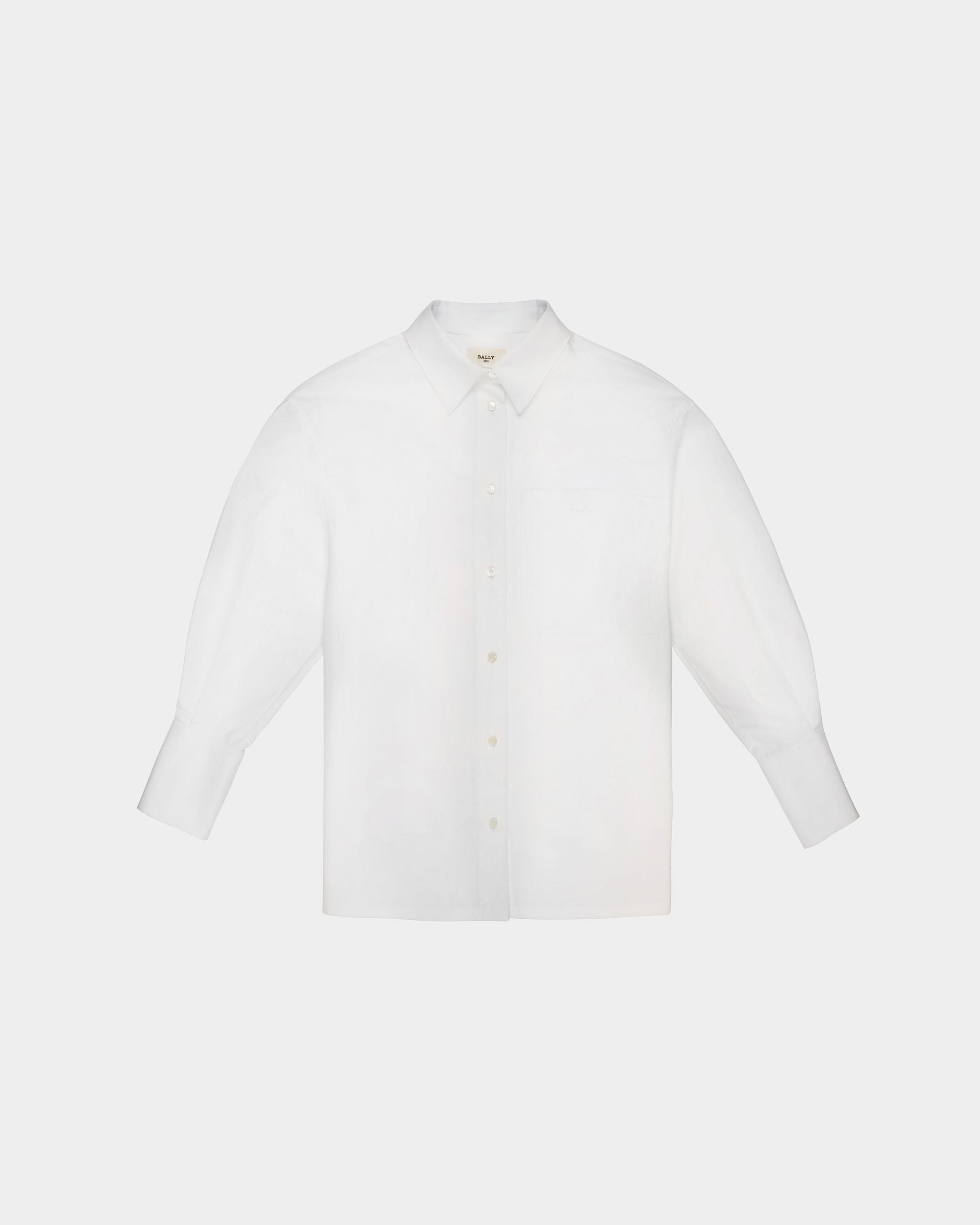 T-shirt À Manches Longues En Coton - Femme - Bally - 01