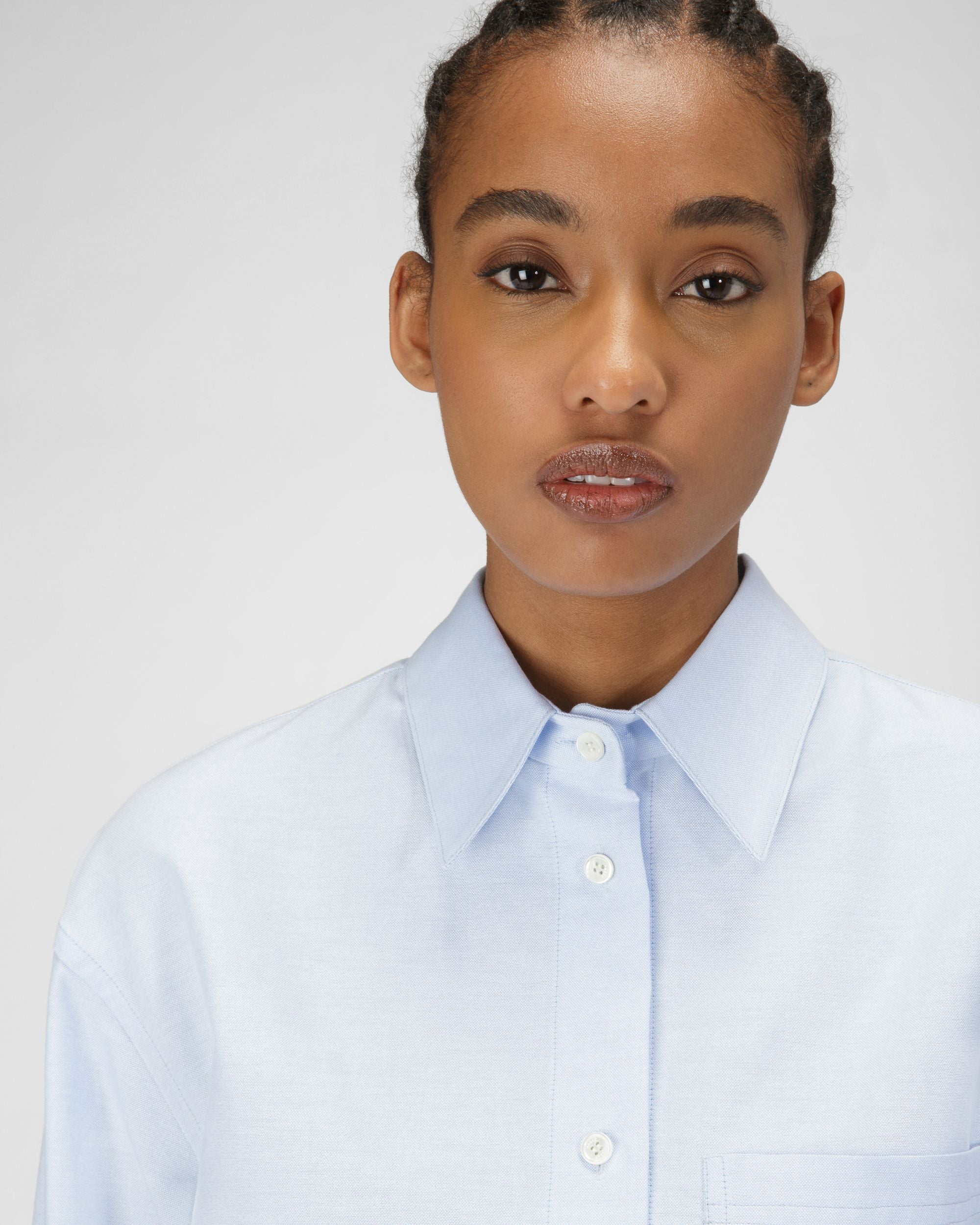 Chemise En Coton Bleu - Femme - Bally - 02