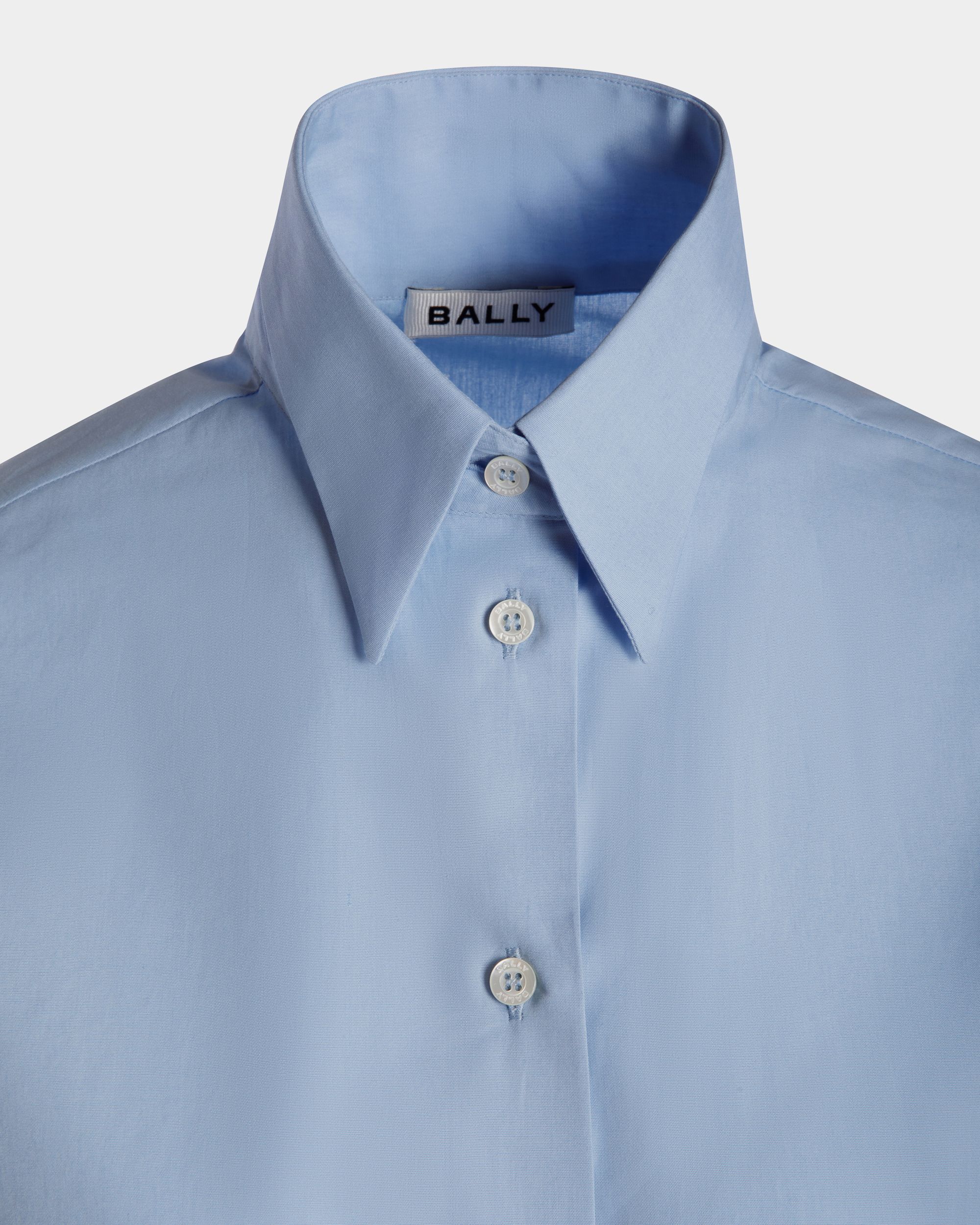 Chemise En Coton Light Blue - Femme - Bally - 02
