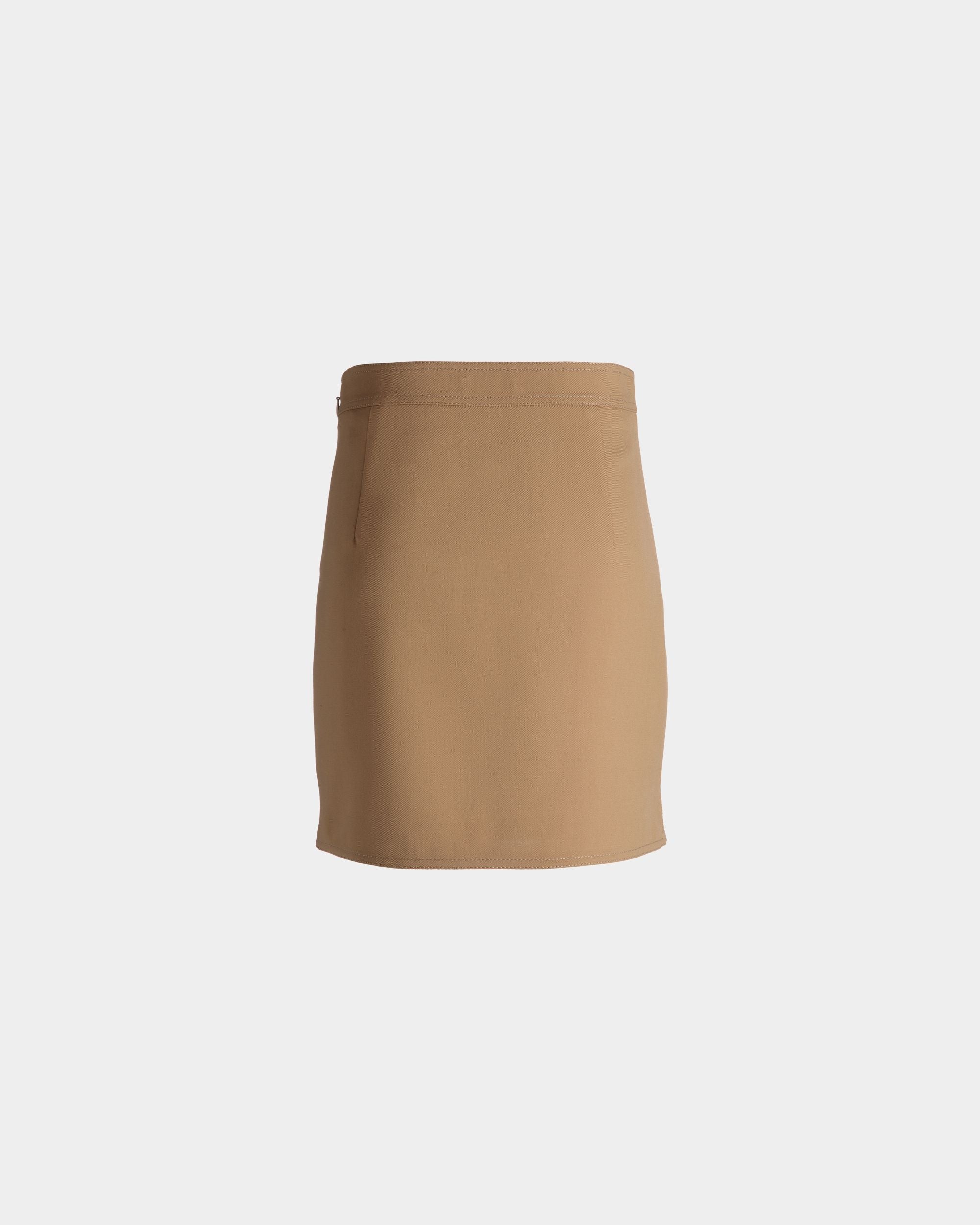 Skirts Skirt In Brown Mix Wool And Poly - Women's - Bally - 03