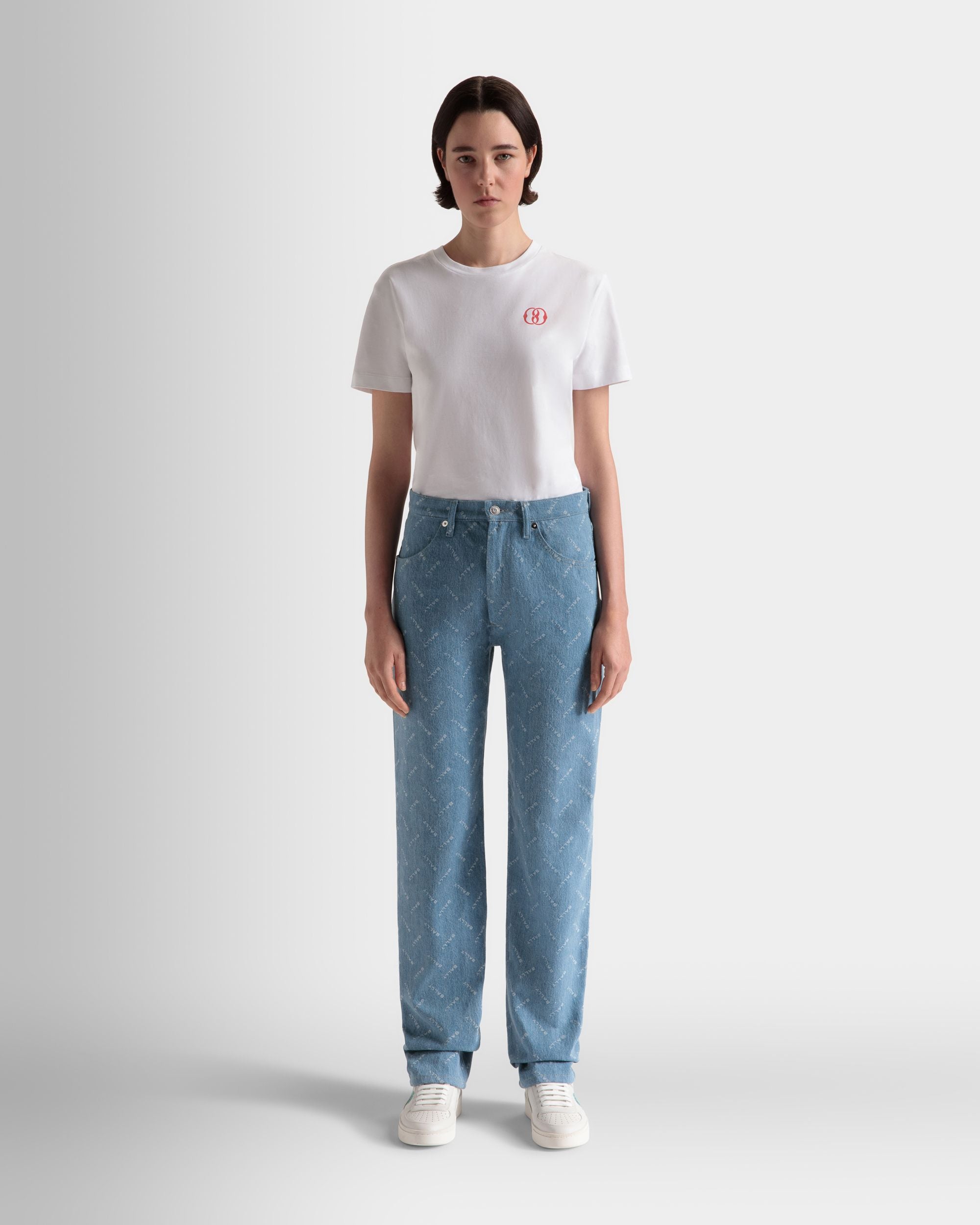 Jeanshose Aus Baumwolle In Hellblau - Damen - Bally - 02